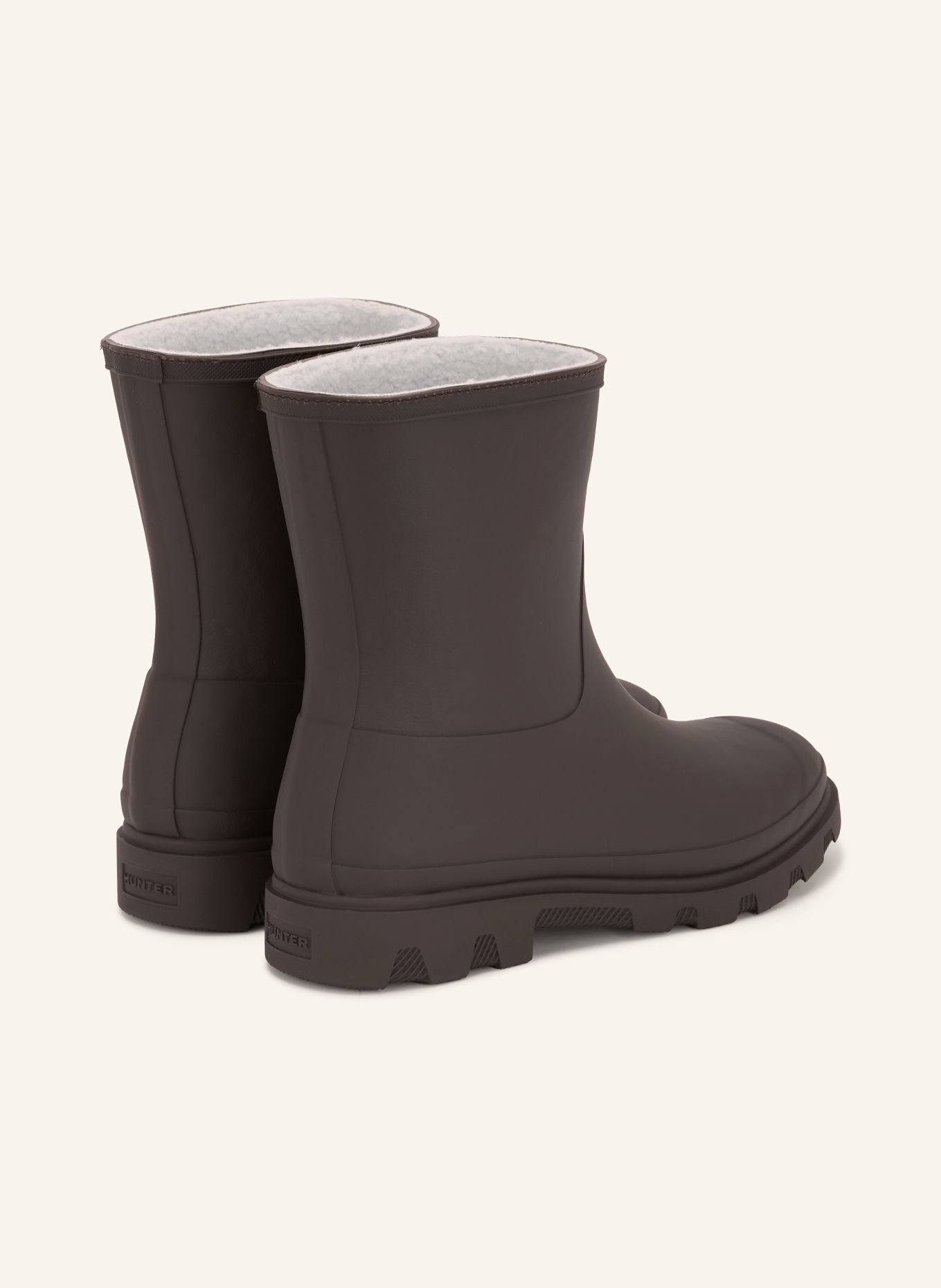 HUNTER DOWNPOUR Rubber boots: TAUPE