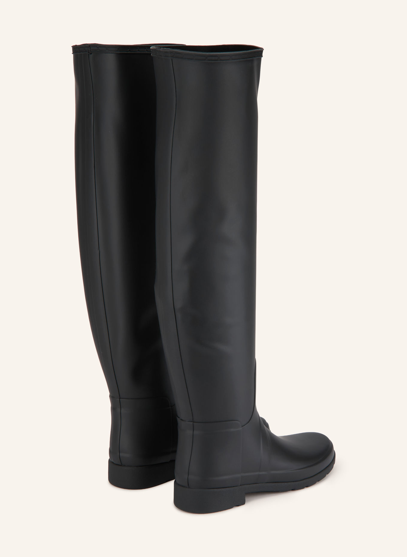 HUNTER Gummistiefel: SCHWARZ