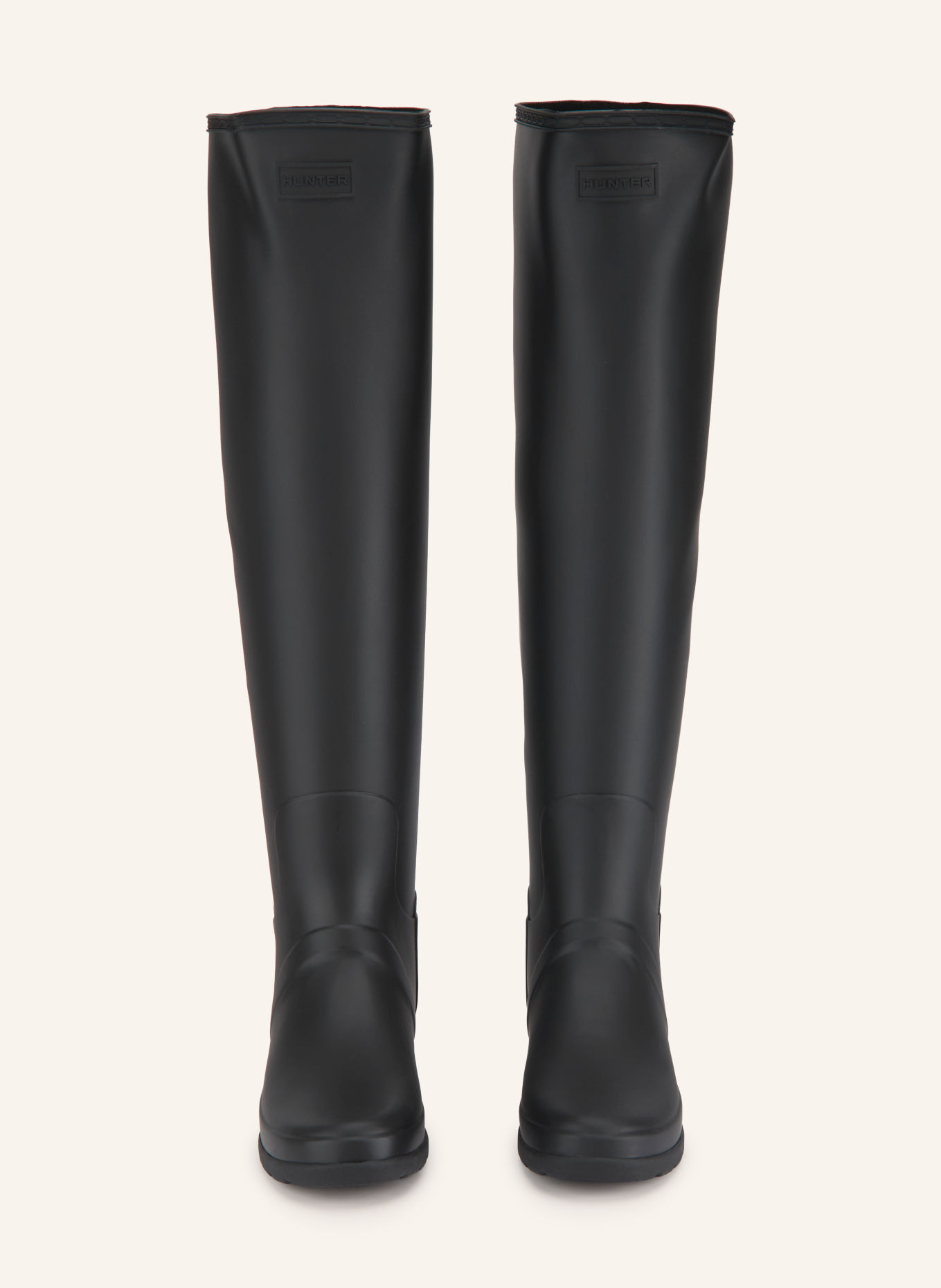 HUNTER Gummistiefel: SCHWARZ