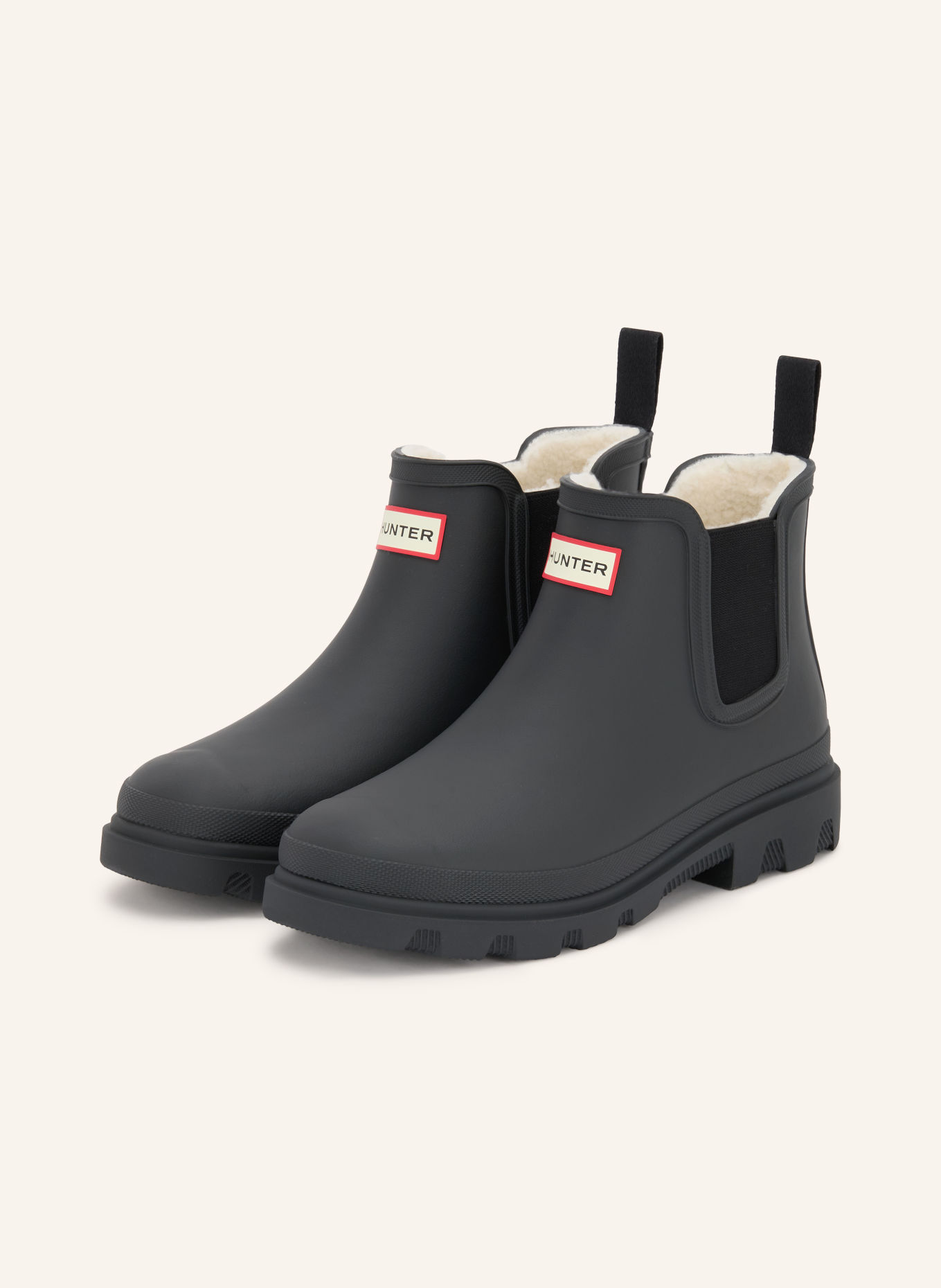 HUNTER Gummi-Boots DOWNPOUR: SCHWARZ