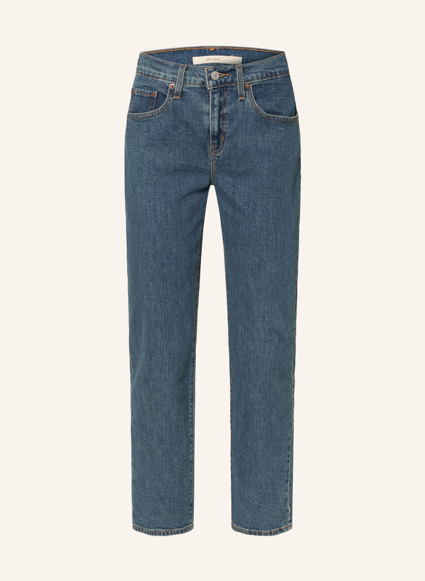 Levi's® Straight jeans: 00 Med Indigo - Worn In