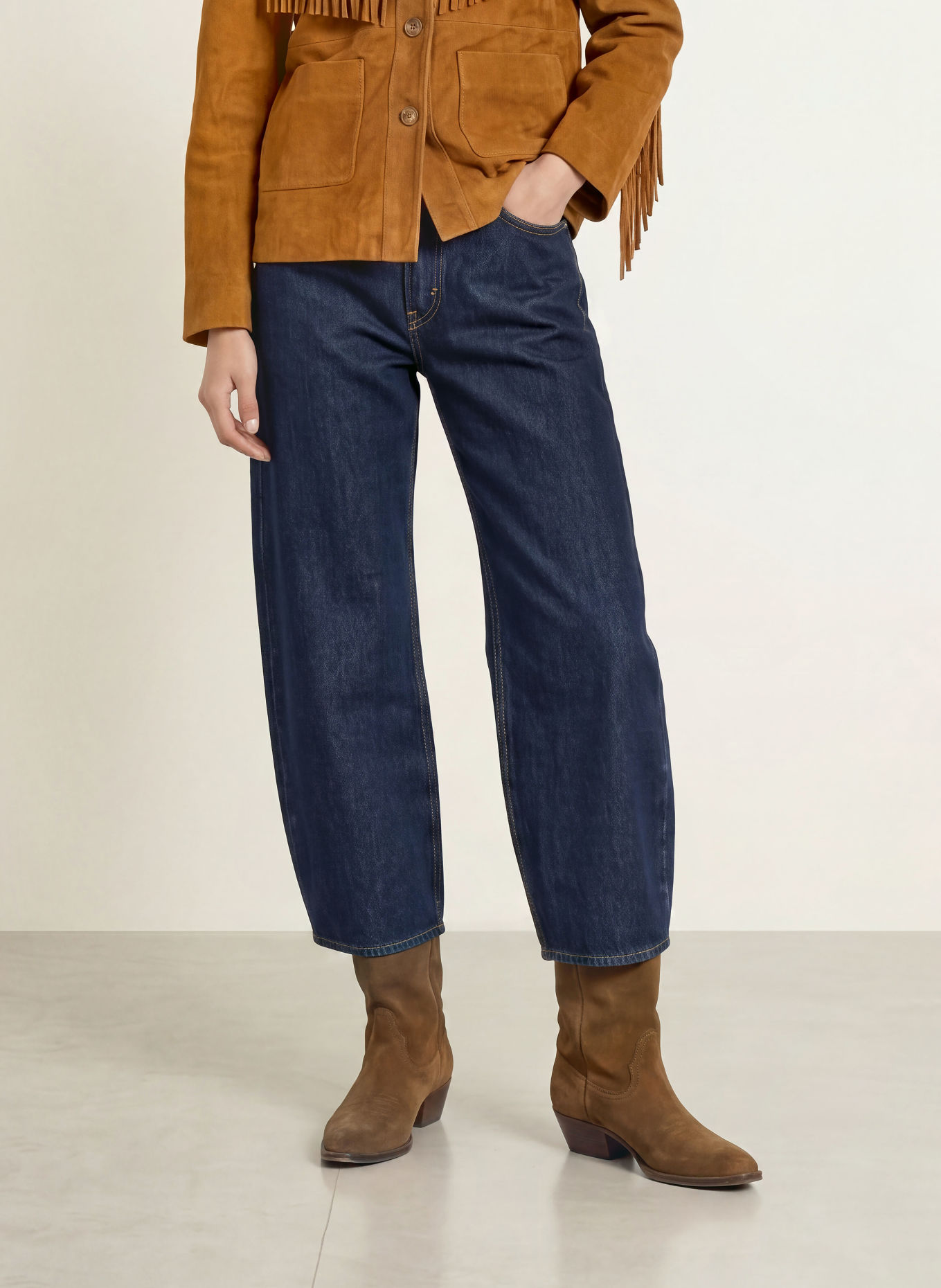 Levi's® Jean barrel MIDDY BALLOON: 03 Dark Indigo - Flat Finish