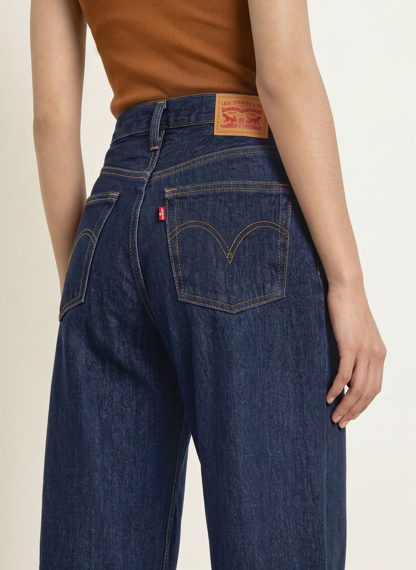 Levi's® Jean barrel MIDDY BALLOON: 03 Dark Indigo - Flat Finish