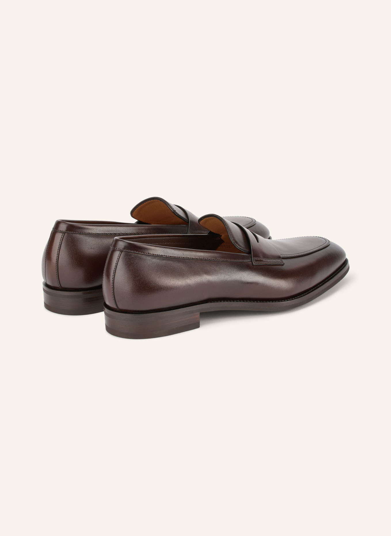 Santoni Pennyloafer GREGOR: MARRON FONCÉ