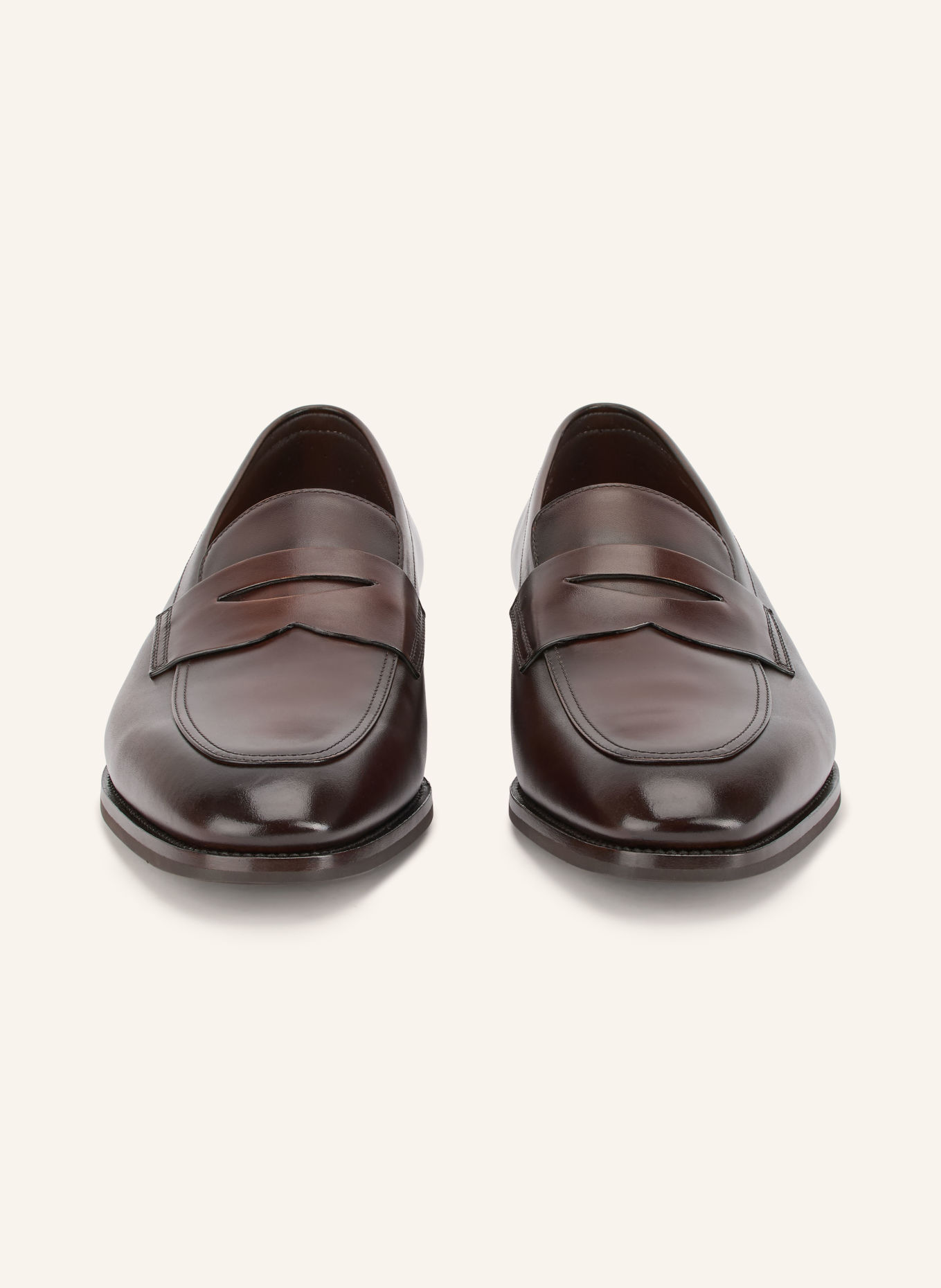 Santoni Pennyloafer GREGOR: MARRON FONCÉ