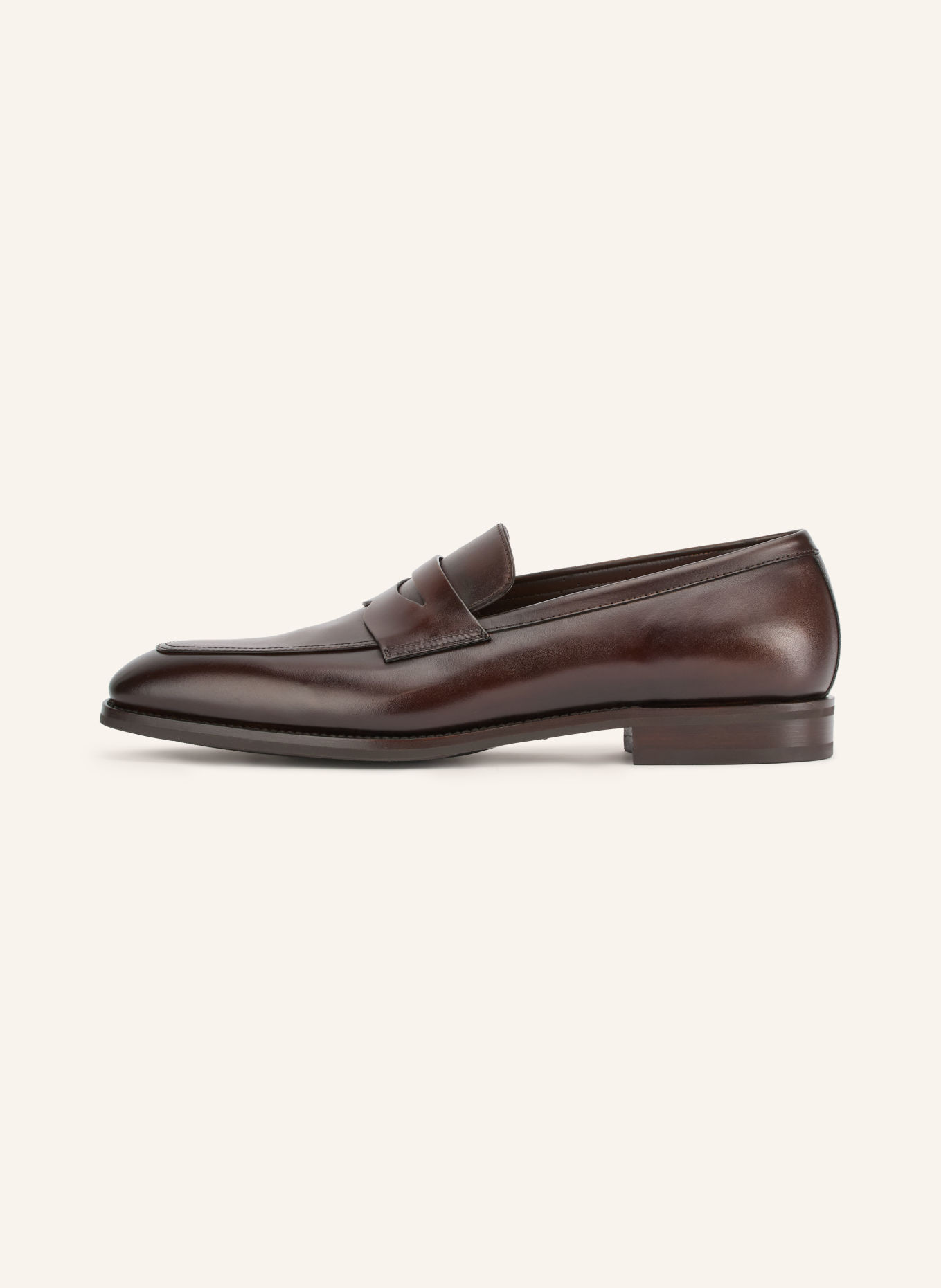 Santoni Pennyloafer GREGOR: MARRON FONCÉ