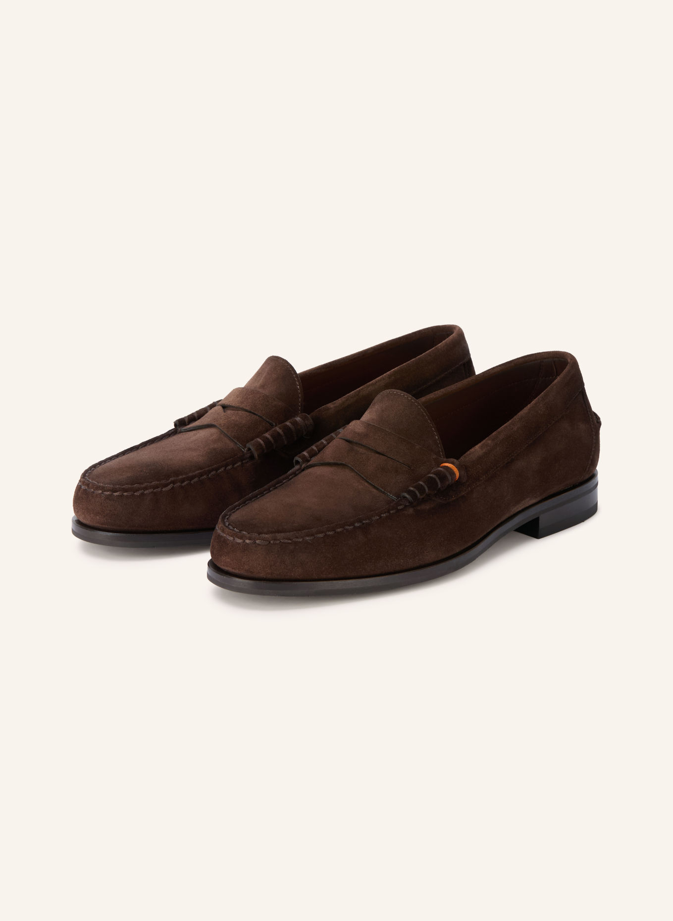 Santoni Pennyloafer QUENTIN: MARRON FONCÉ
