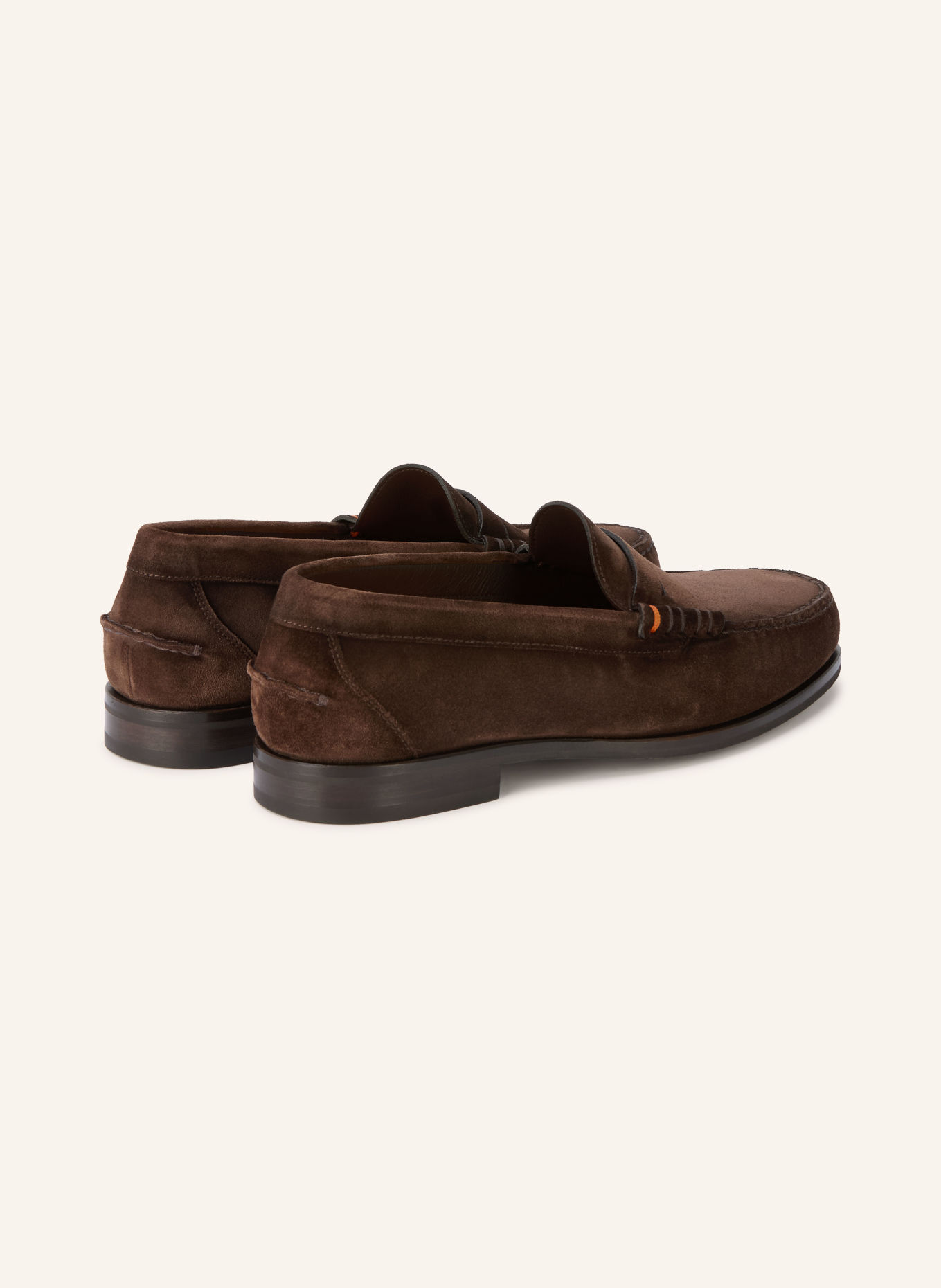 Santoni Pennyloafer QUENTIN: MARRON FONCÉ