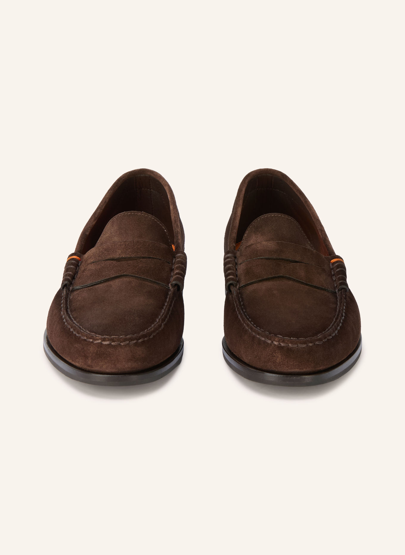 Santoni Pennyloafer QUENTIN: MARRON FONCÉ