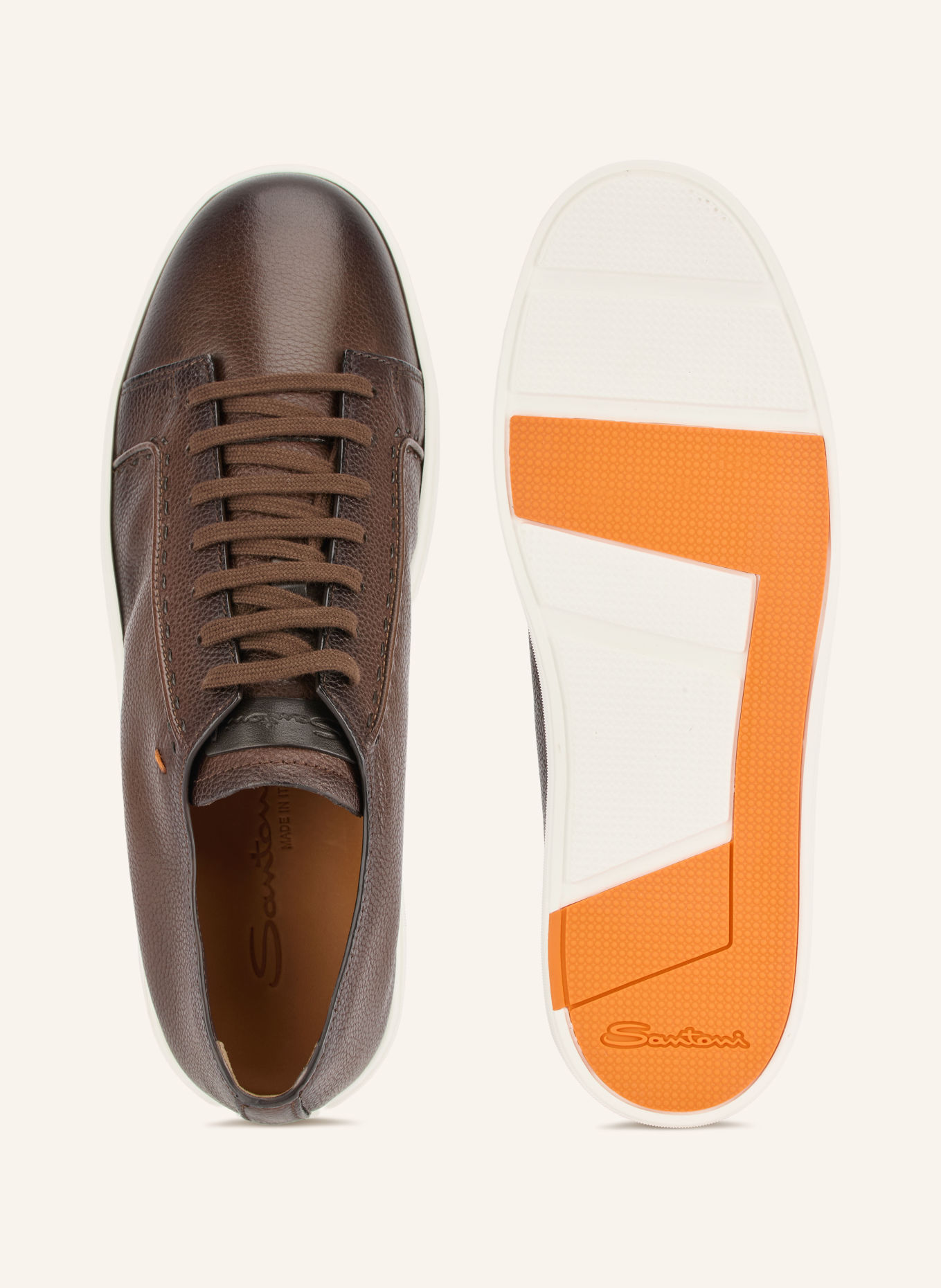 Santoni Sneakers CLEAN: MARRON FONCÉ