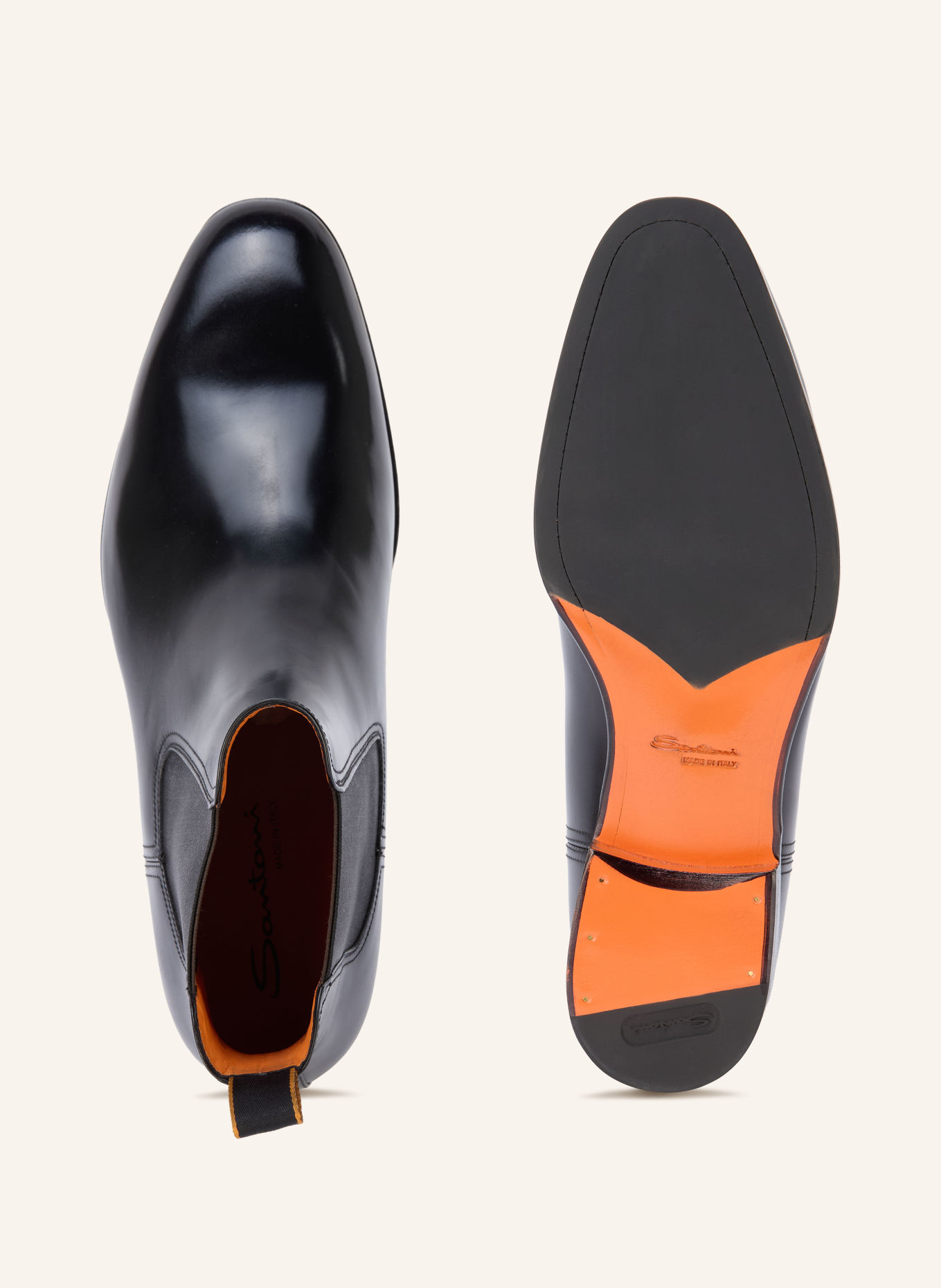 Santoni Chelsea-Boots ARCHEBOOT: SCHWARZ