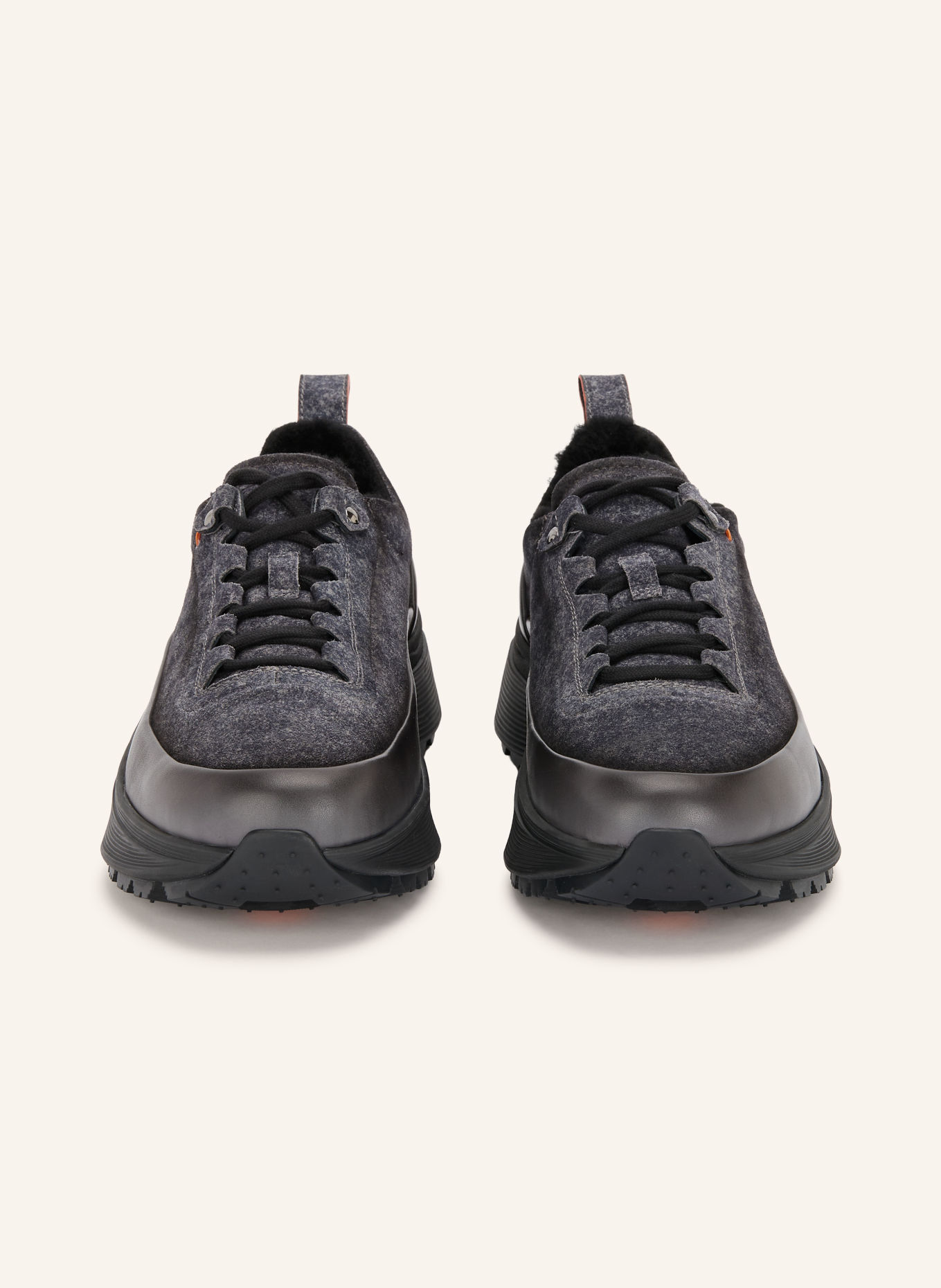 Santoni Sneakersy: CZIEMNOSZARY