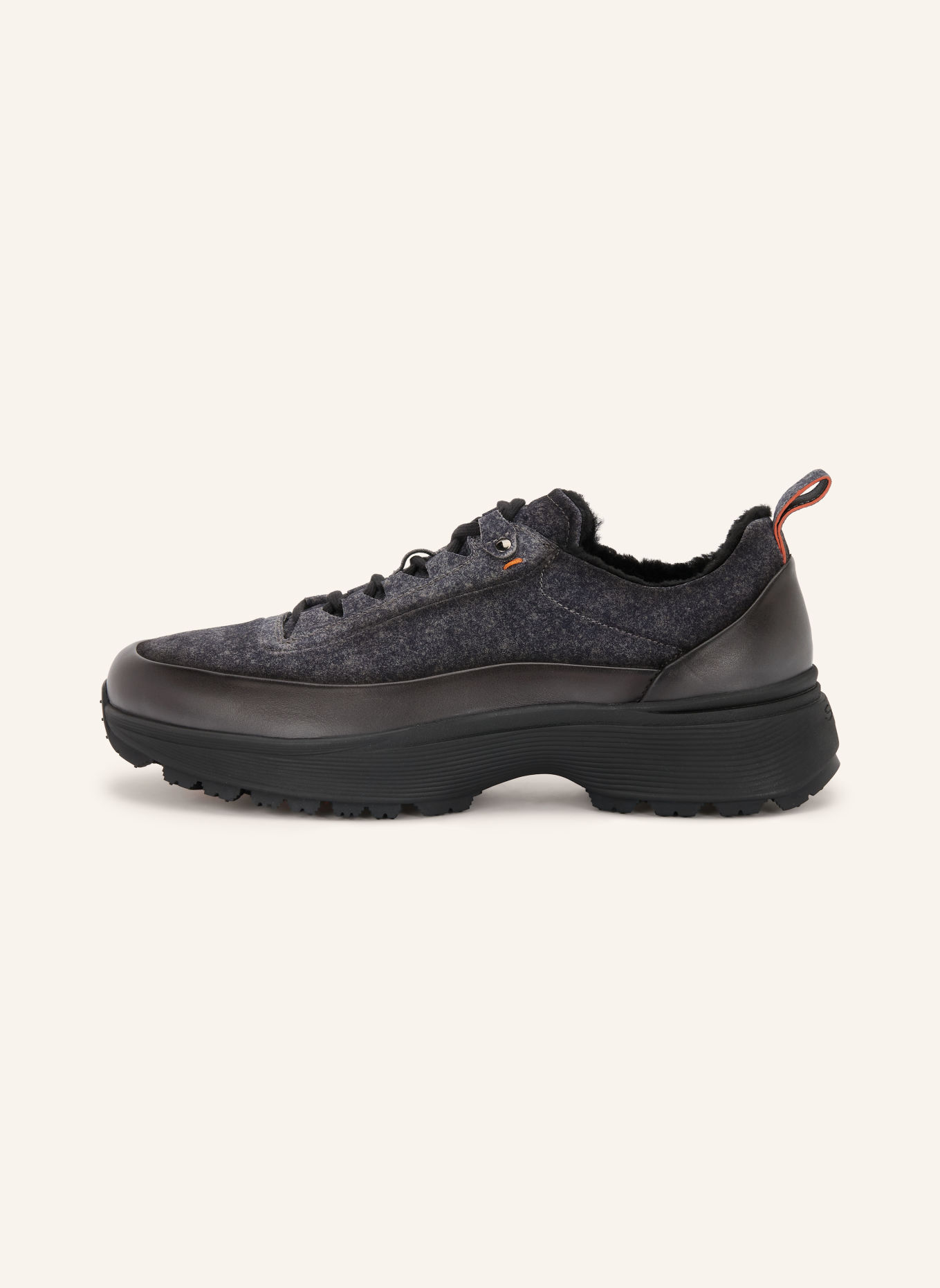 Santoni Sneakersy: CZIEMNOSZARY