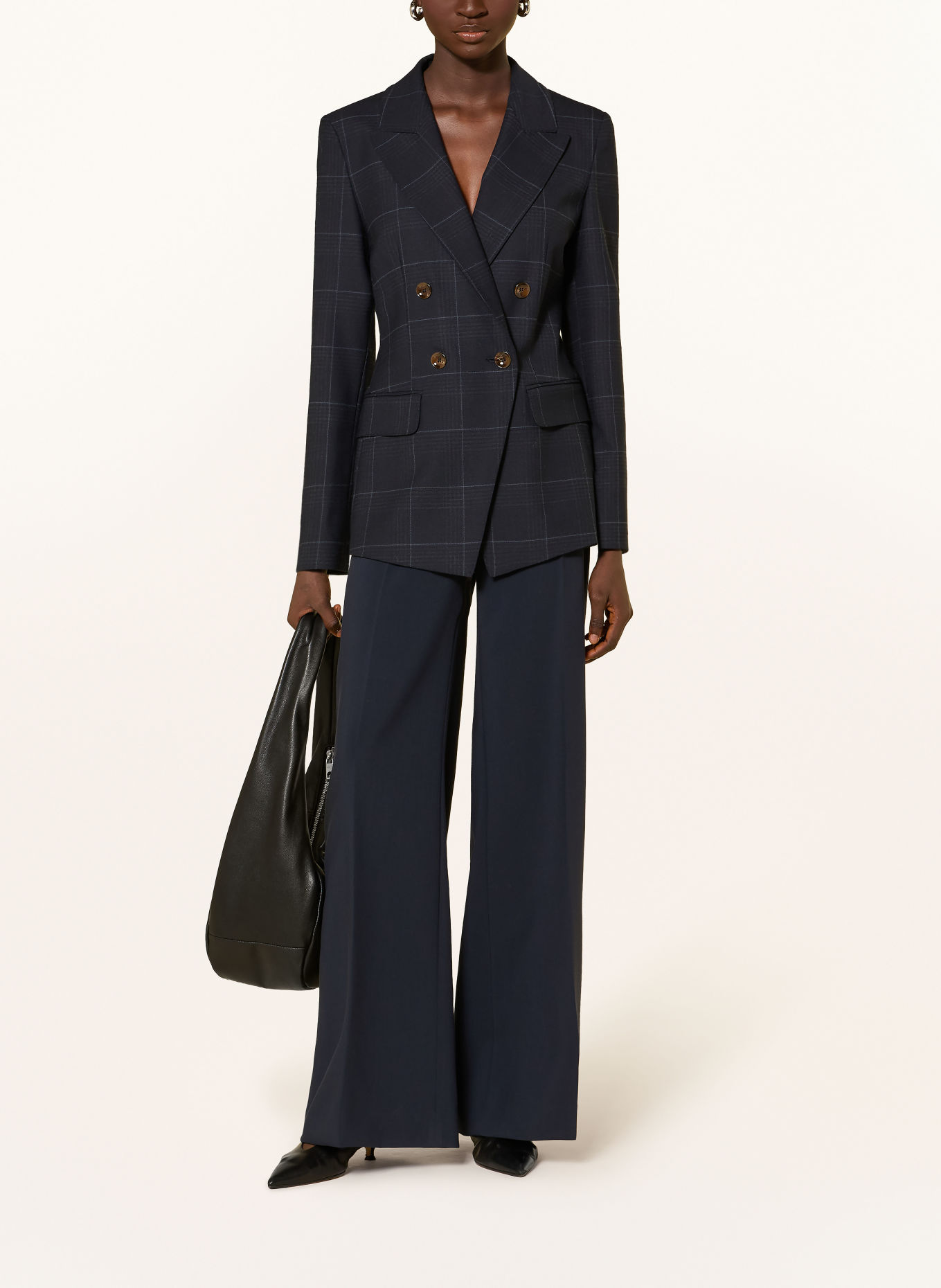MARELLA Blazer MLLEFEDRA: DUNKELBLAU / BEIGE / BLAUGRAU