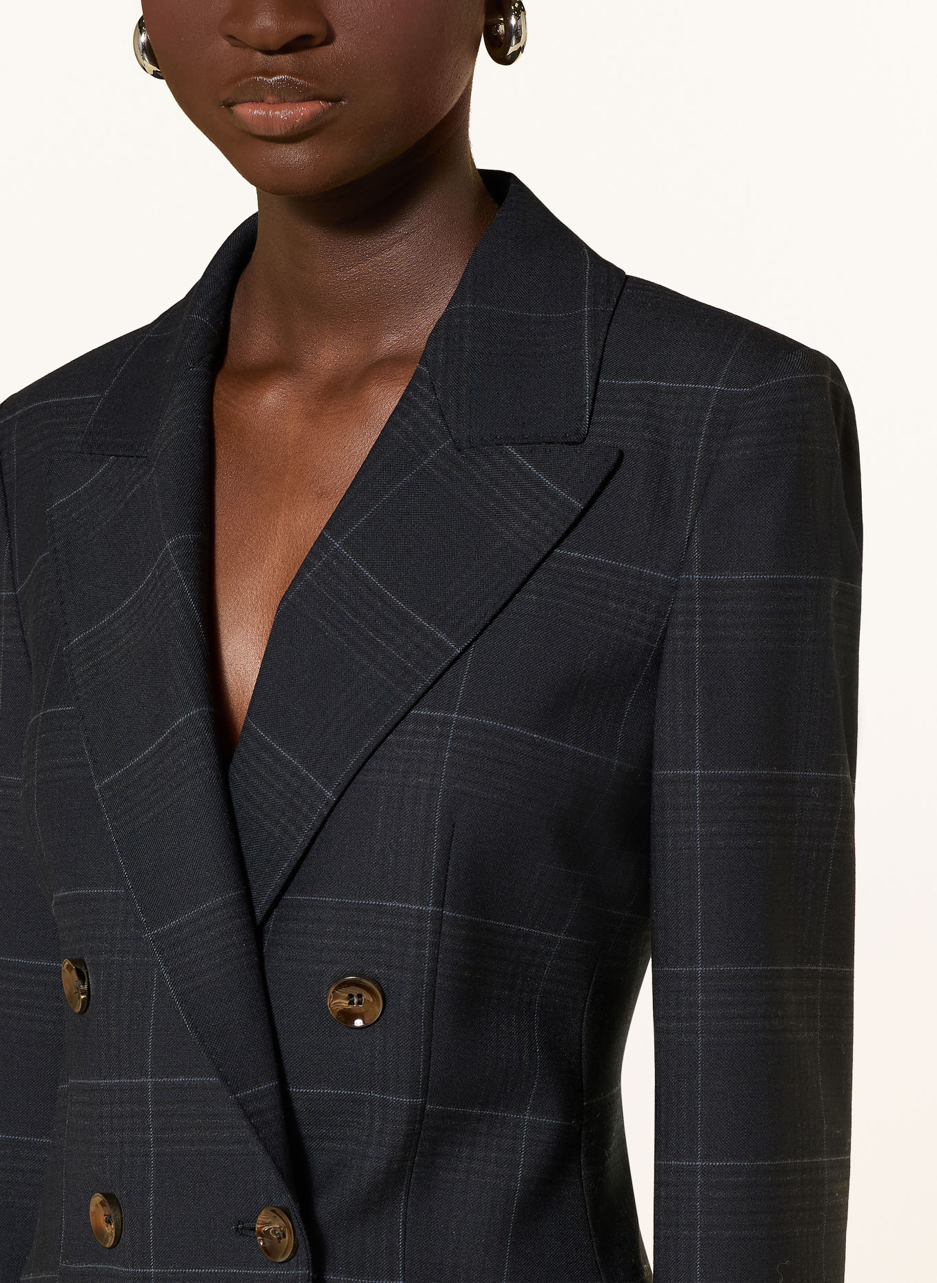 MARELLA Blazer MLLEFEDRA: DUNKELBLAU / BEIGE / BLAUGRAU