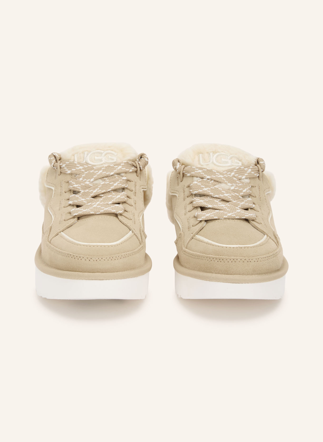 UGG Mules LOWMEL: BEIGE / CREME