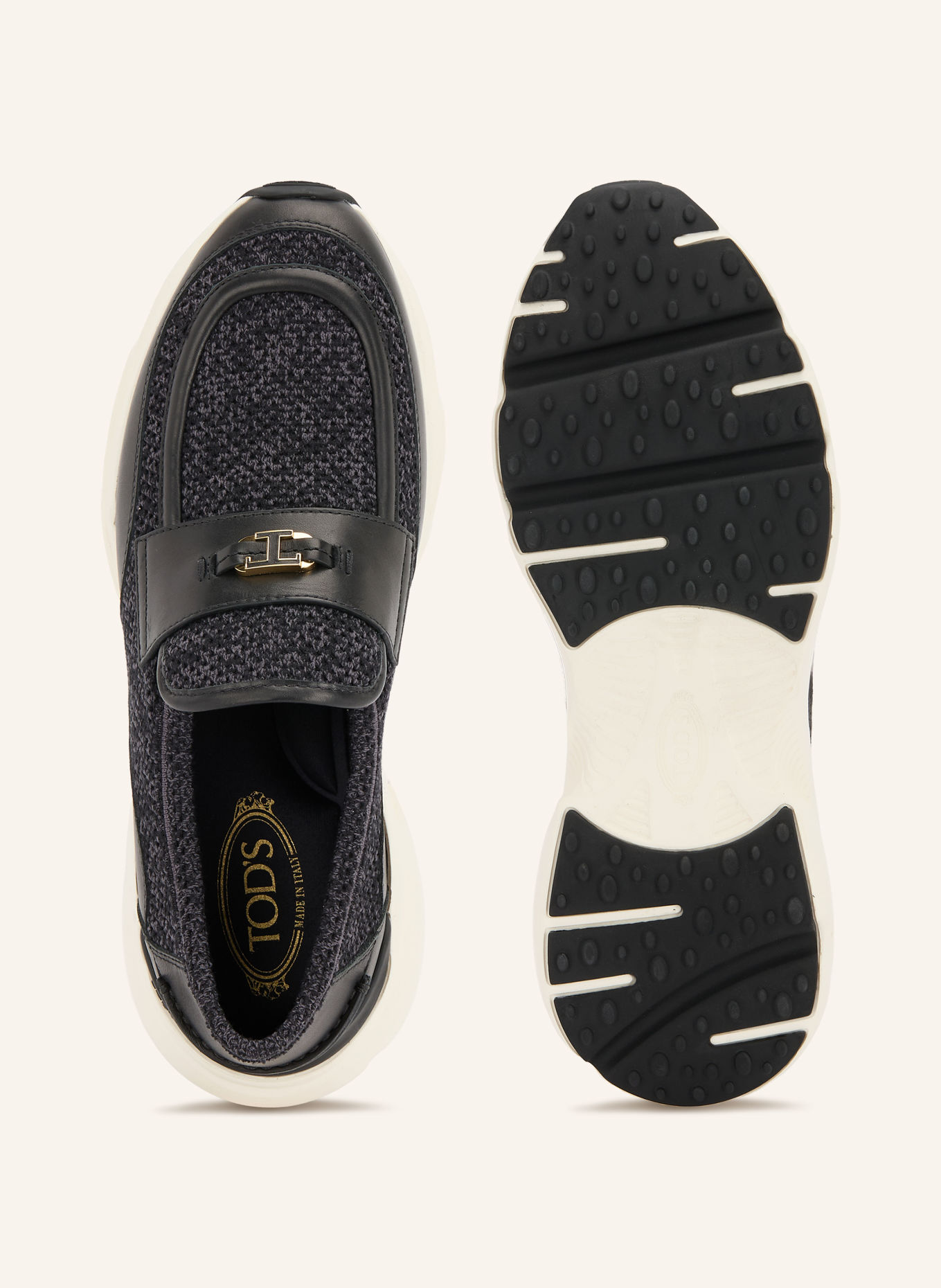 TOD'S Slip-on-Sneaker: SCHWARZ