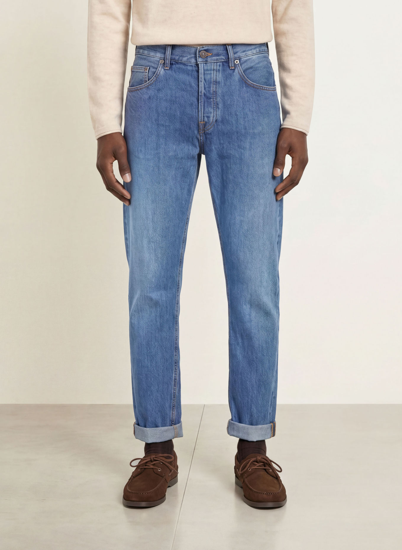 Dondup Džíny ICON RELAX Regular Fit: 800 BLUE