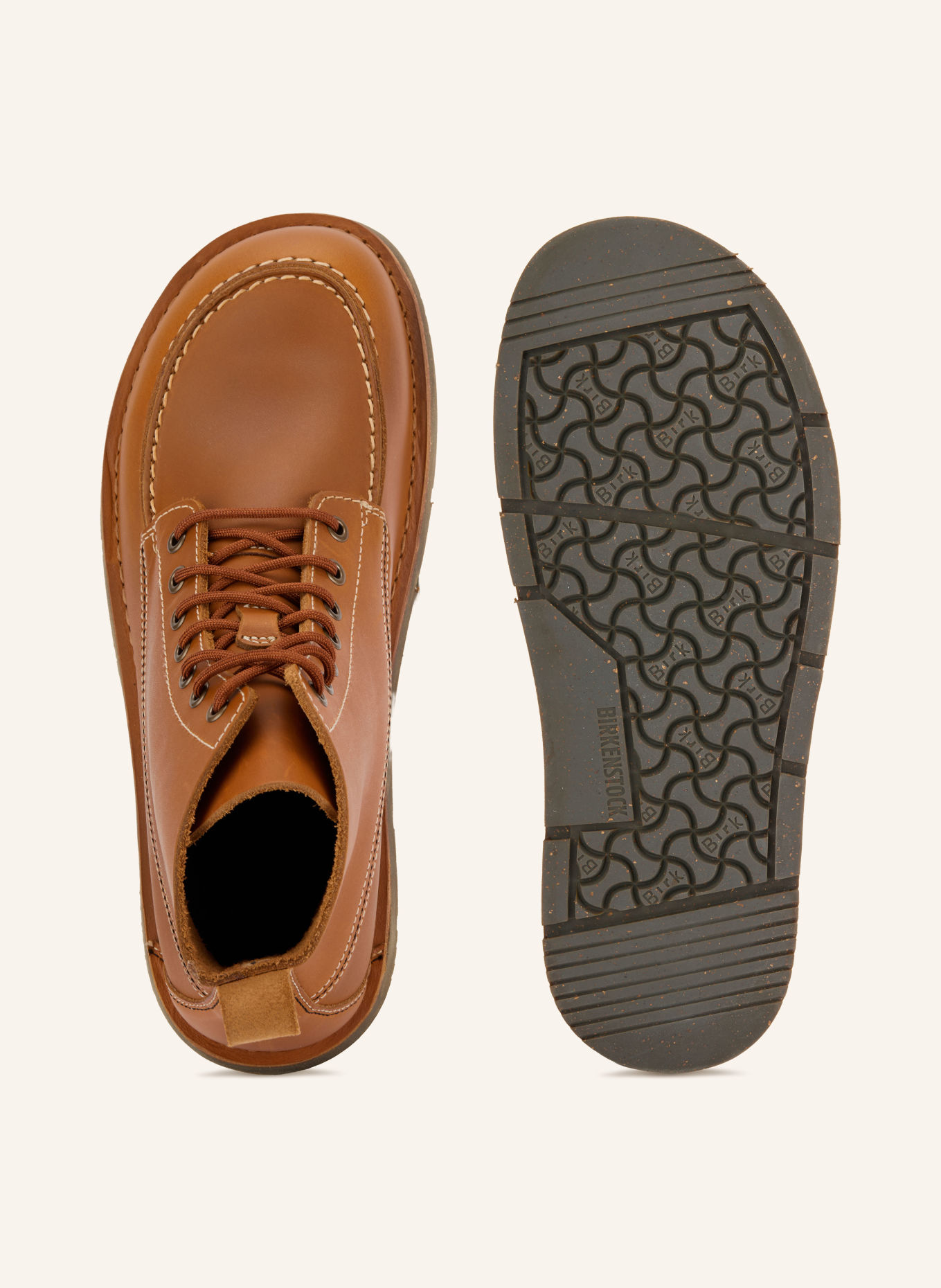 BIRKENSTOCK Veterboots BIRMINGHAM MOC: COGNAC