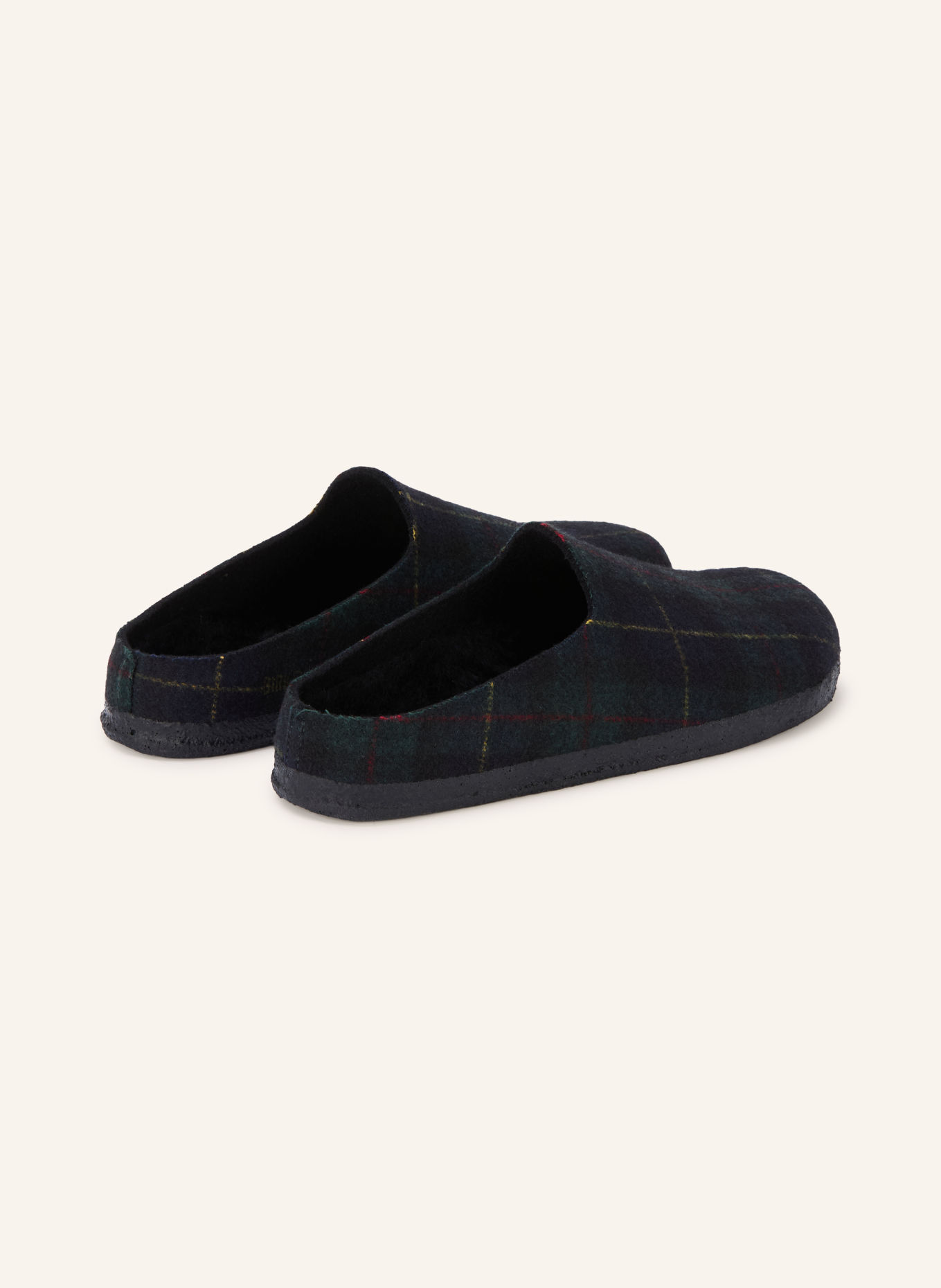 BIRKENSTOCK AMSTERDAM WRAP DIP Slides: DARK BLUE / RED / DARK GREEN