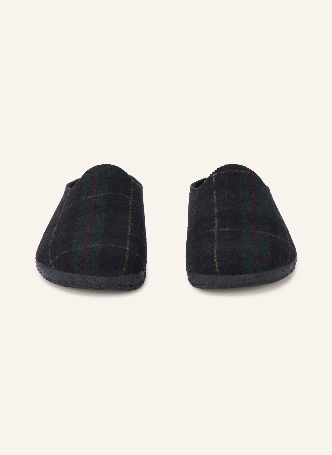BIRKENSTOCK AMSTERDAM WRAP DIP Slides: DARK BLUE / RED / DARK GREEN