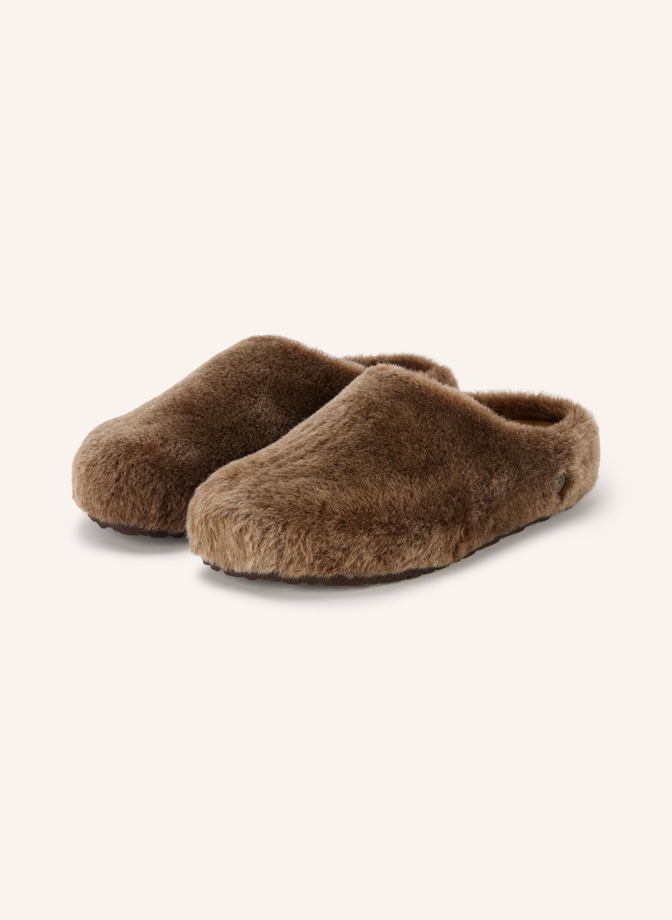 BIRKENSTOCK Chaussons AMSTERDAM WRAPPED: TAUPE
