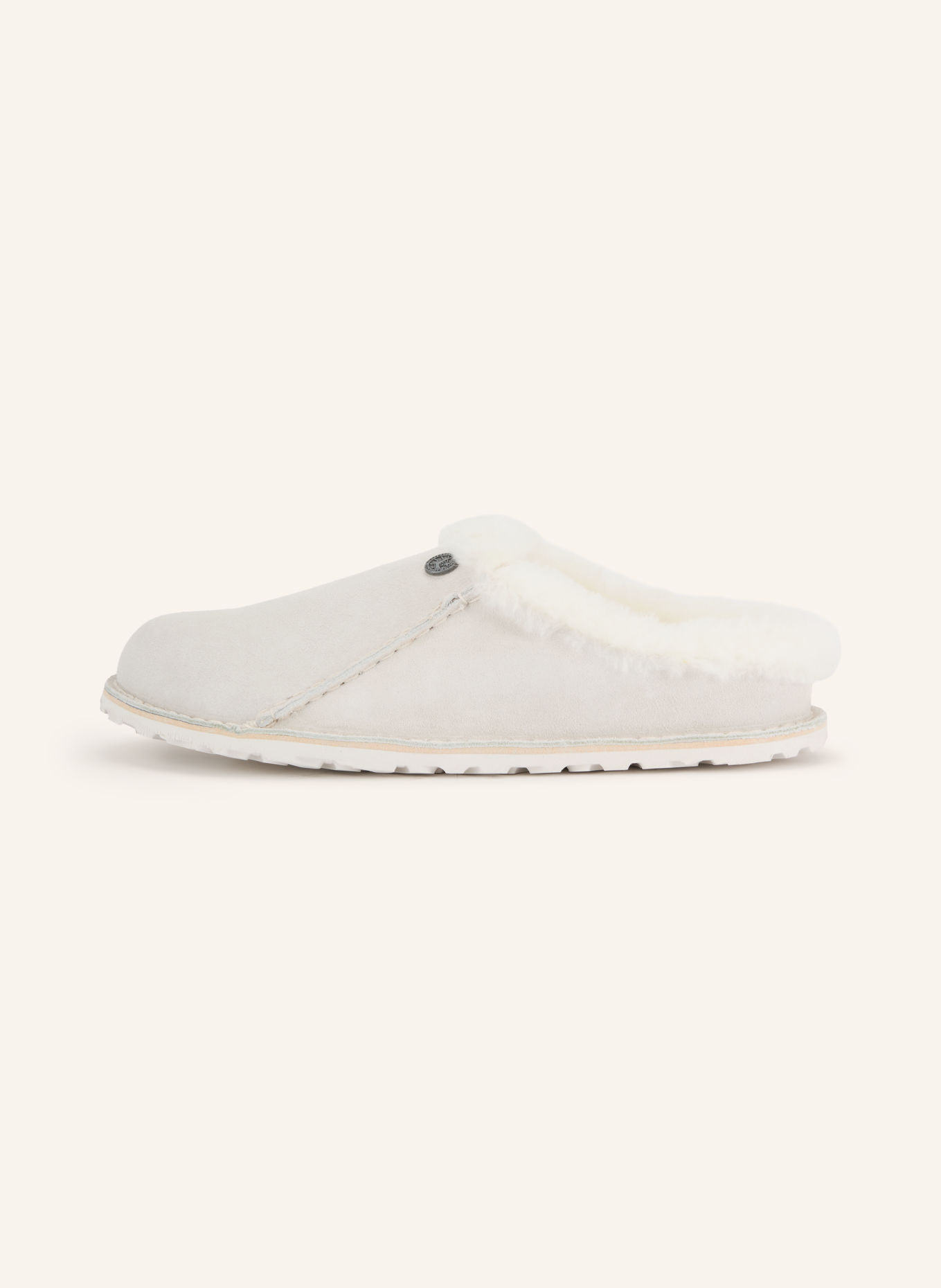 BIRKENSTOCK Sandales ouvertes ZERMATT: GRIS CLAIR / CRÈME