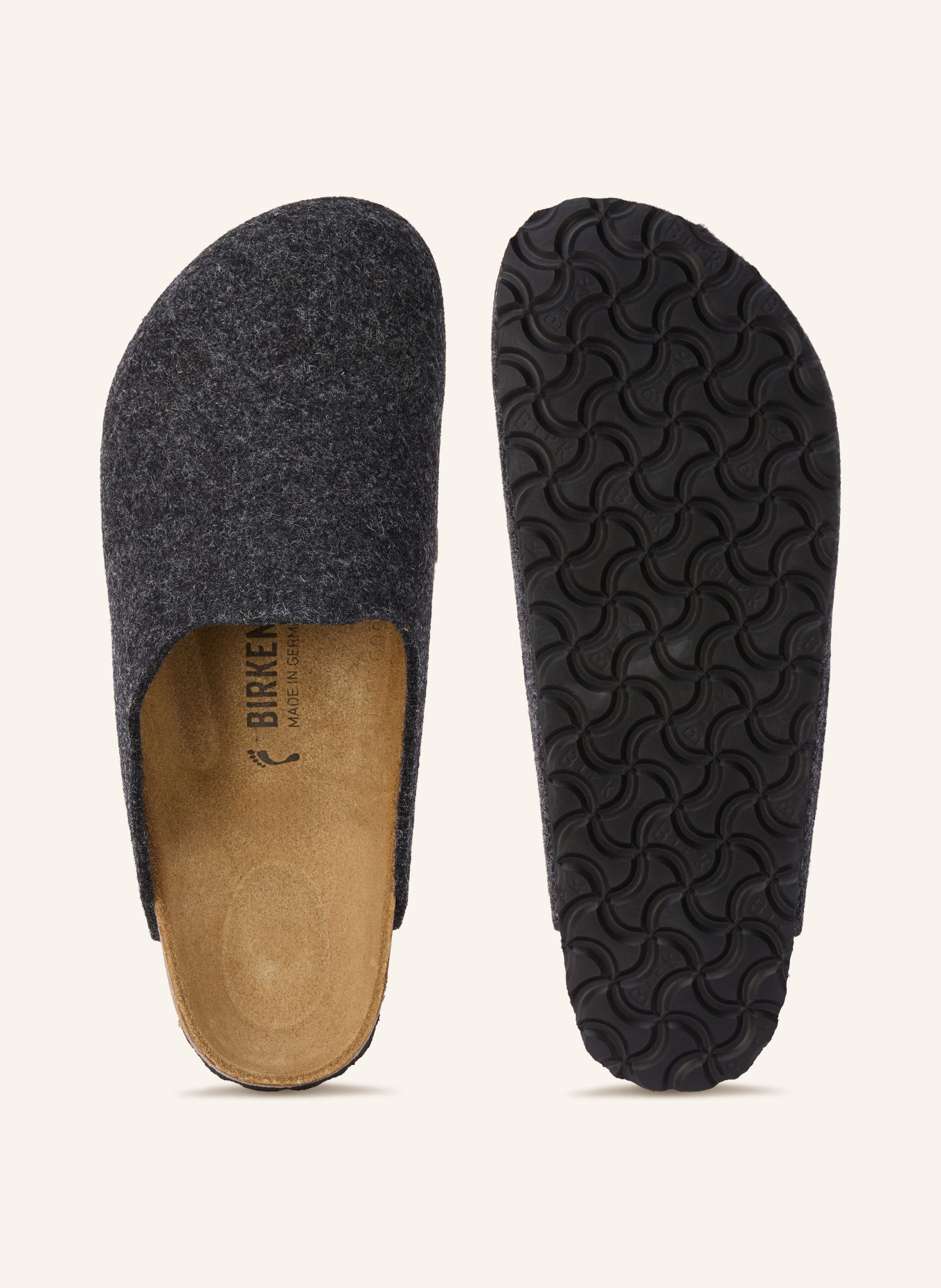 BIRKENSTOCK Pantoletten AMSTERDAM: DUNKELGRAU