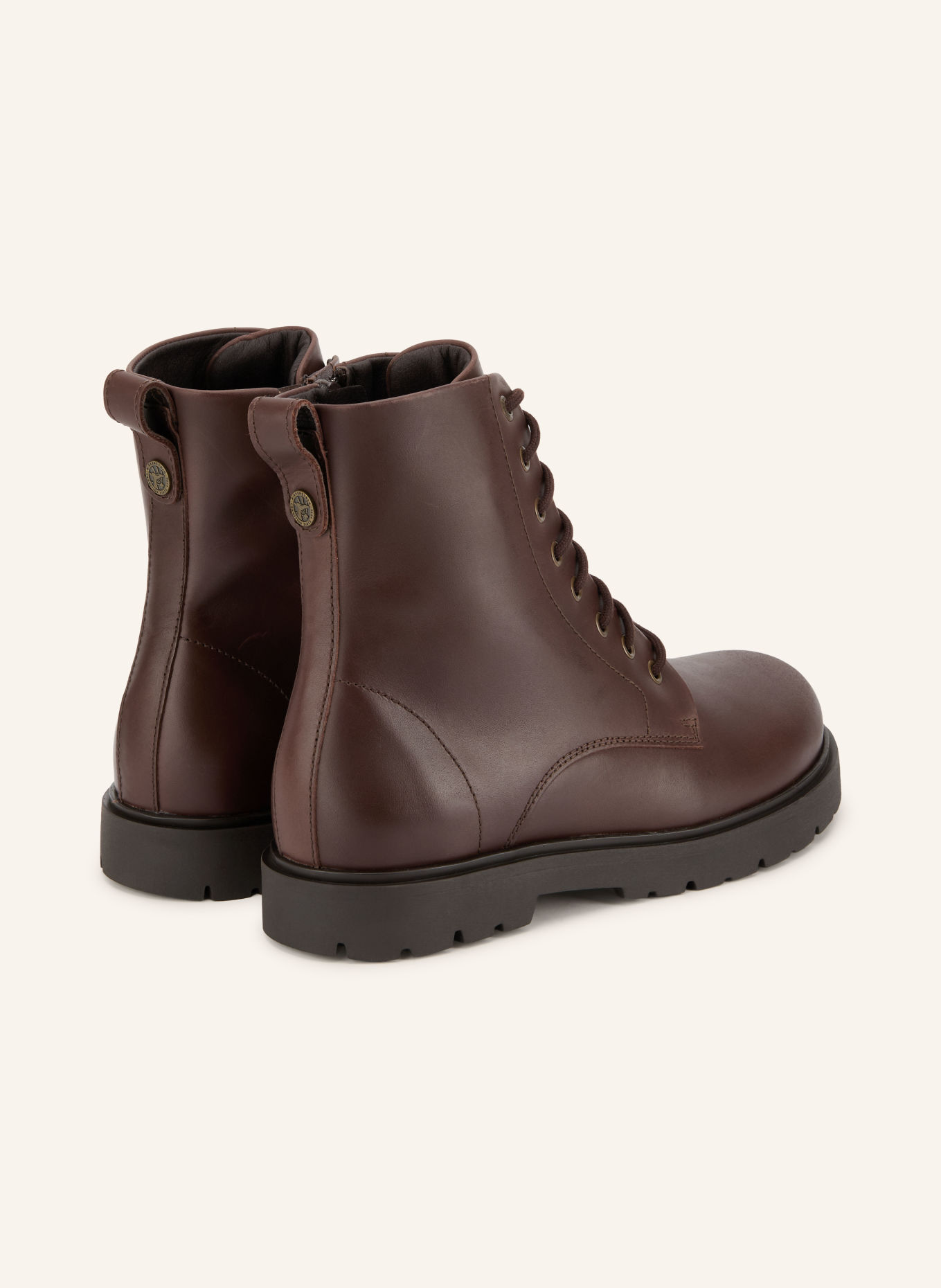 BIRKENSTOCK Schnürboots HIGHWOOD MID LACE: DUNKELBRAUN
