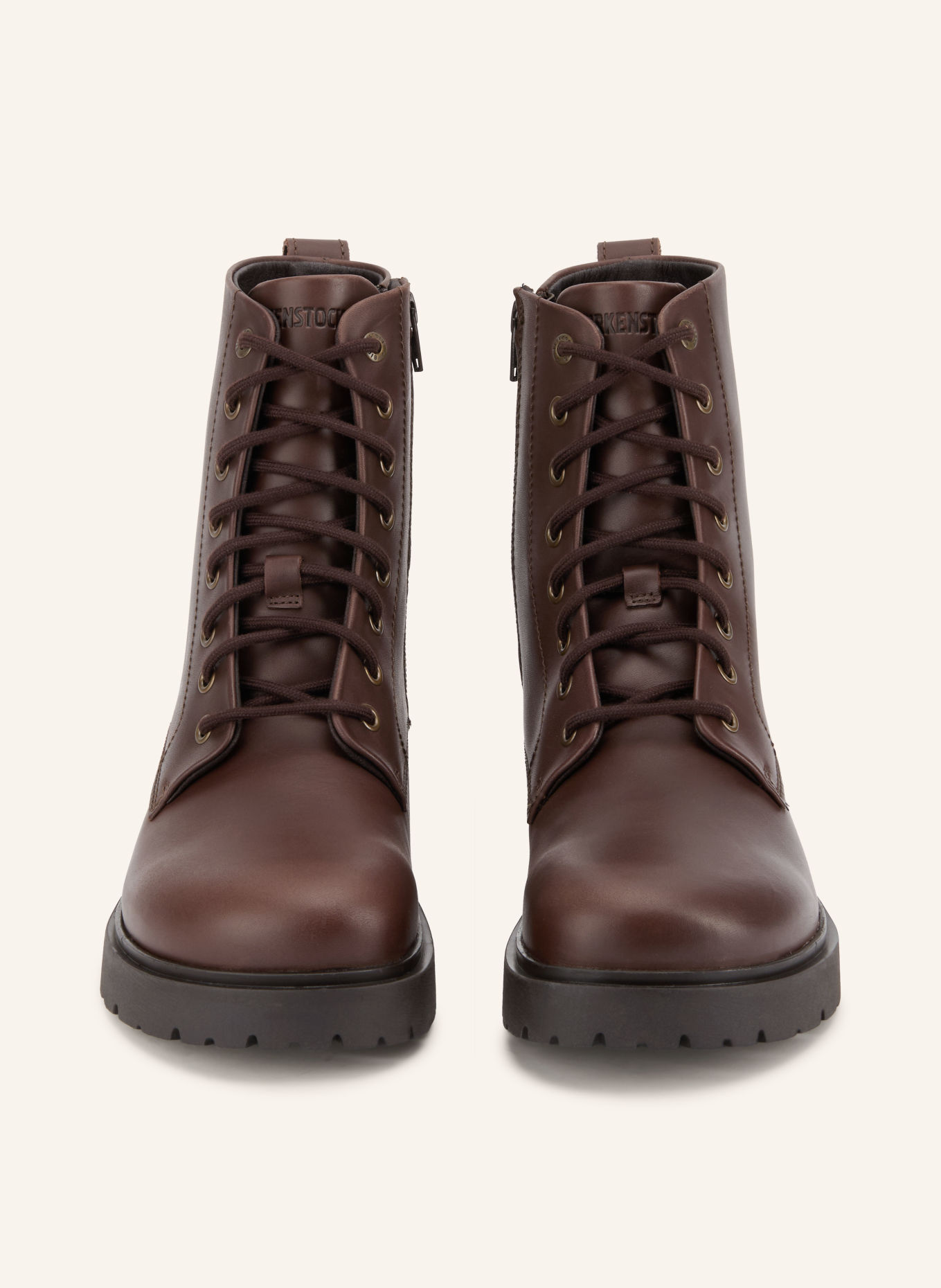 BIRKENSTOCK Schnürboots HIGHWOOD MID LACE: DUNKELBRAUN