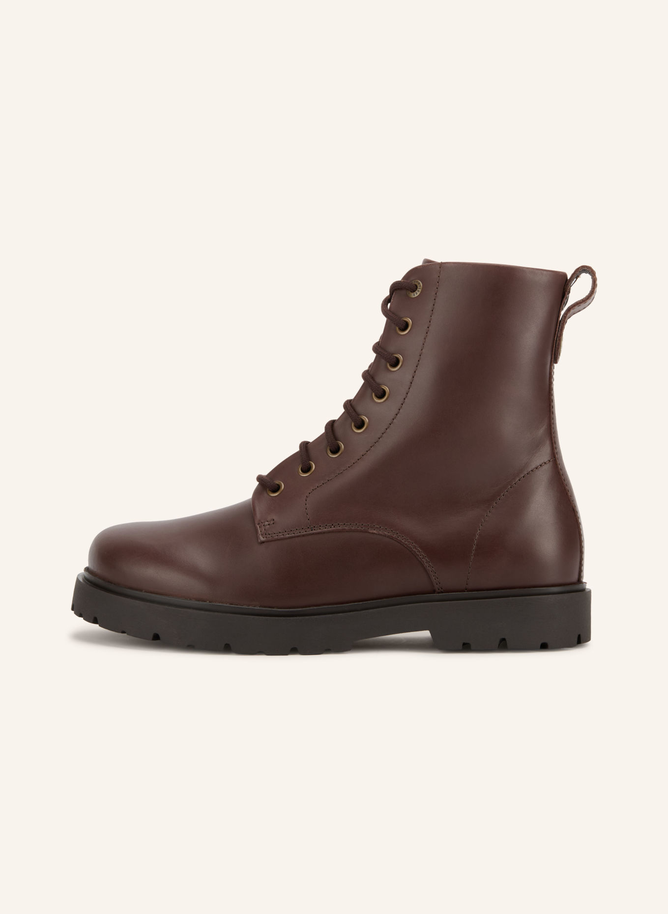 BIRKENSTOCK Schnürboots HIGHWOOD MID LACE: DUNKELBRAUN