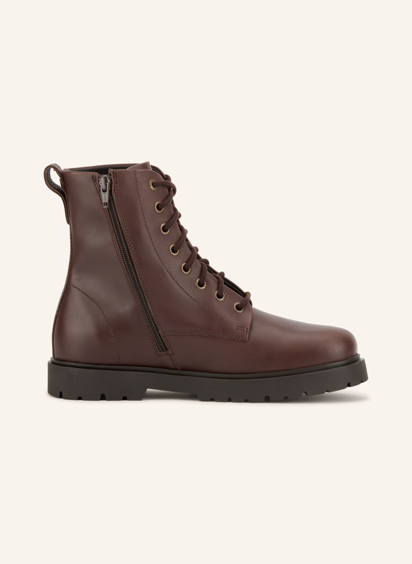 BIRKENSTOCK Schnürboots HIGHWOOD MID LACE: DUNKELBRAUN