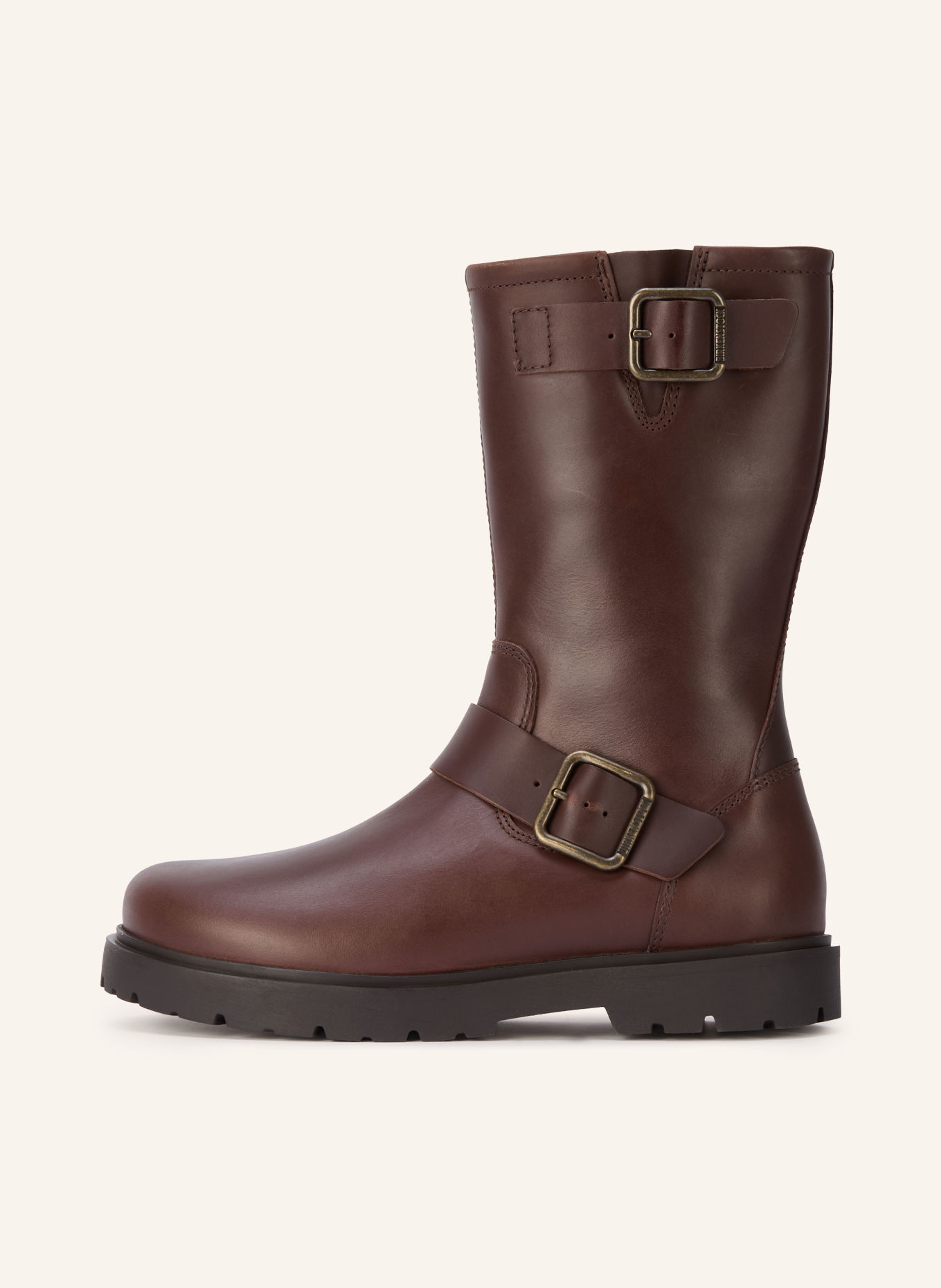 BIRKENSTOCK Biker Boots LENA: DUNKELBRAUN