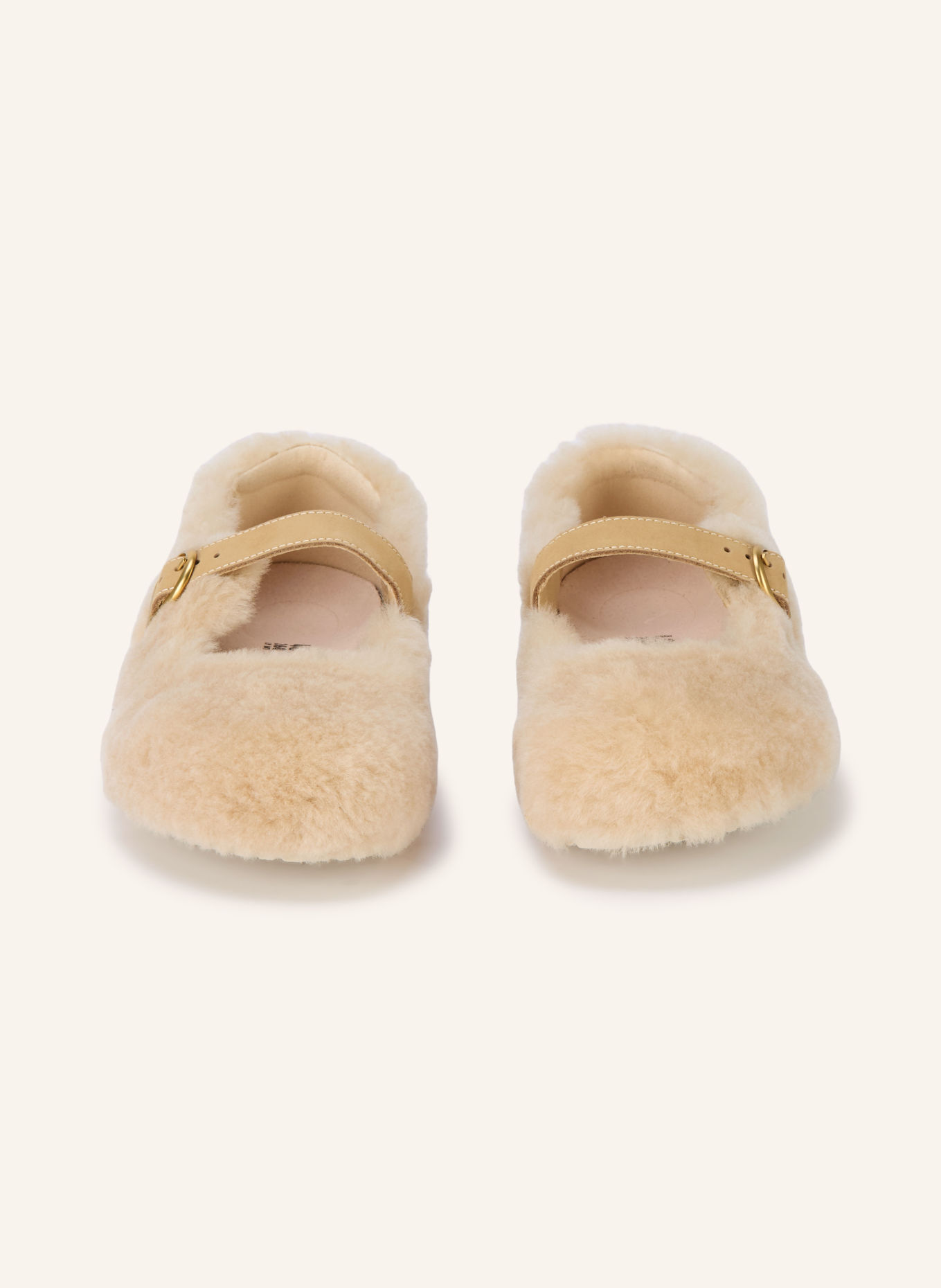 BIRKENSTOCK Ballerines façon Mary Janes SANTA CLARITA: BEIGE