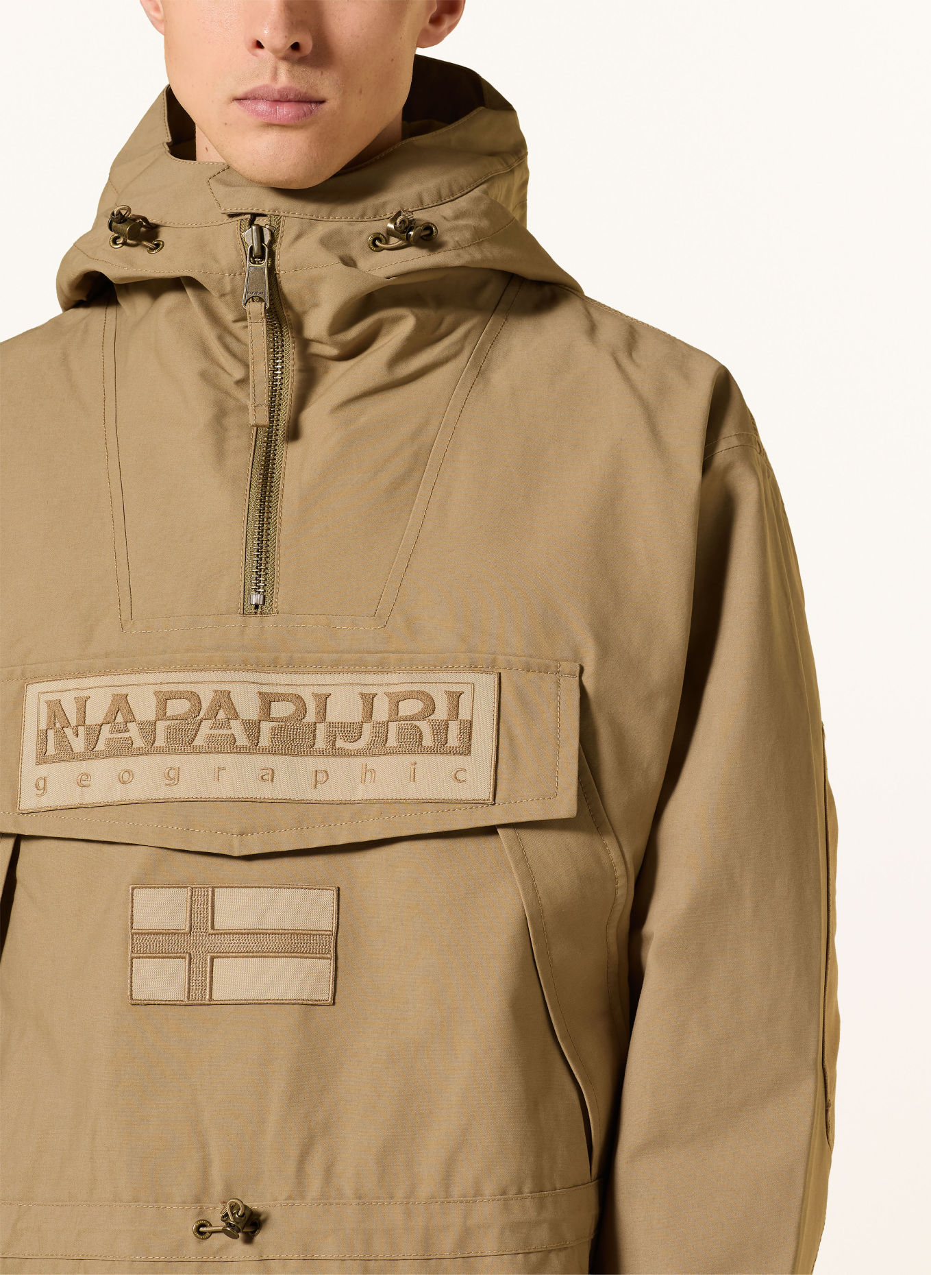 NAPAPIJRI Anorak SKIDOO: CAMEL