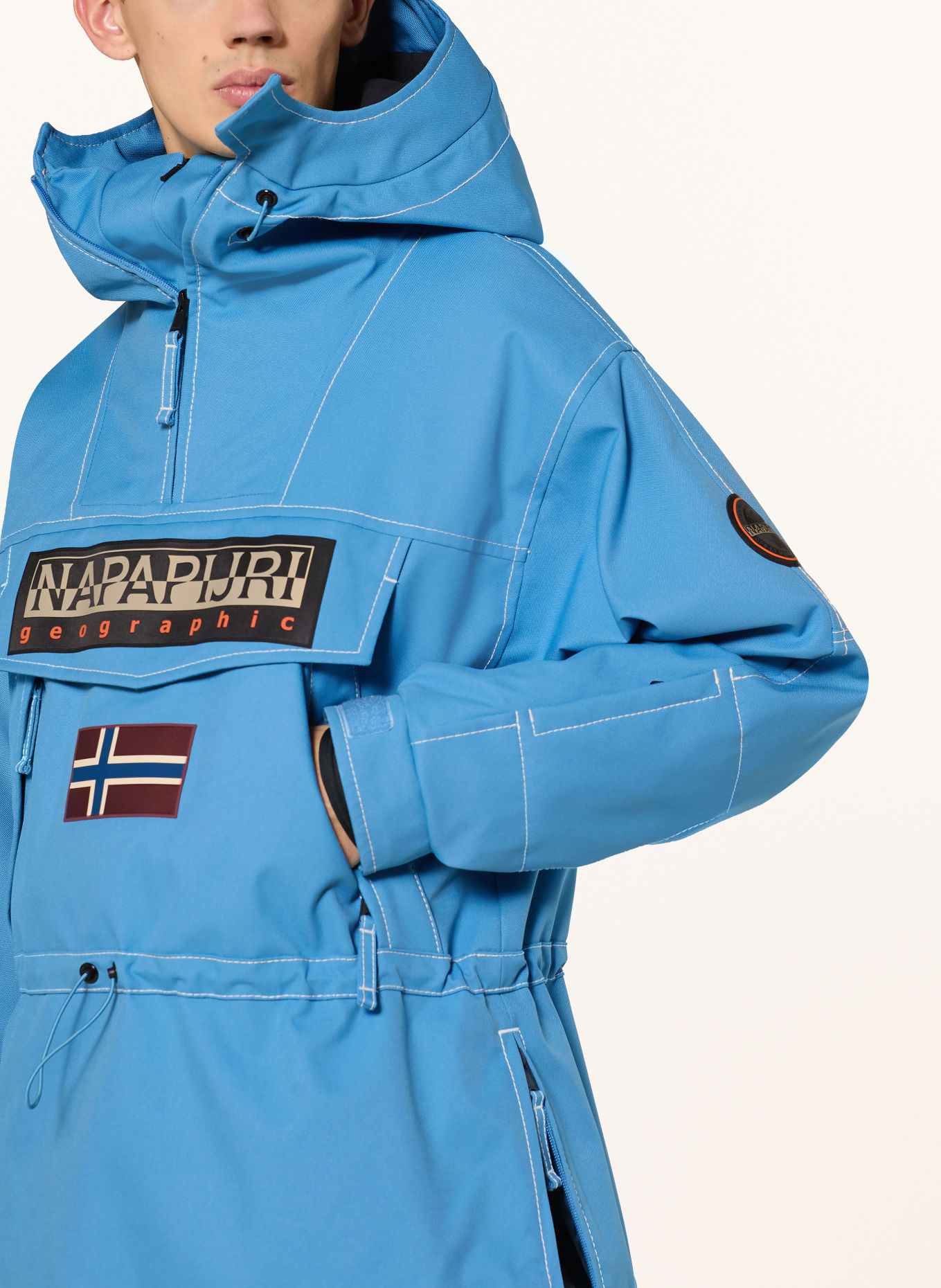 NAPAPIJRI SKIDOO NEXT Anorak Jacket: LIGHT BLUE