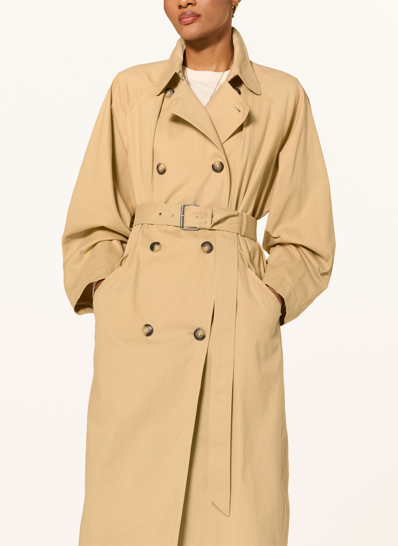 MARANT ÉTOILE Trench-coat CACILDA: BEIGE