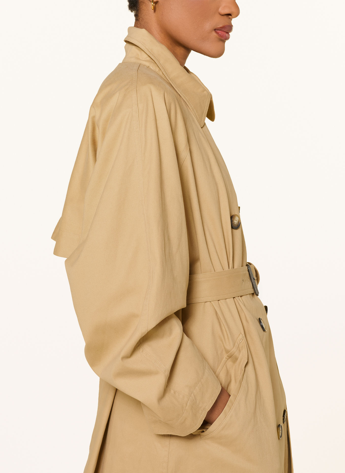 MARANT ÉTOILE Trench-coat CACILDA: BEIGE