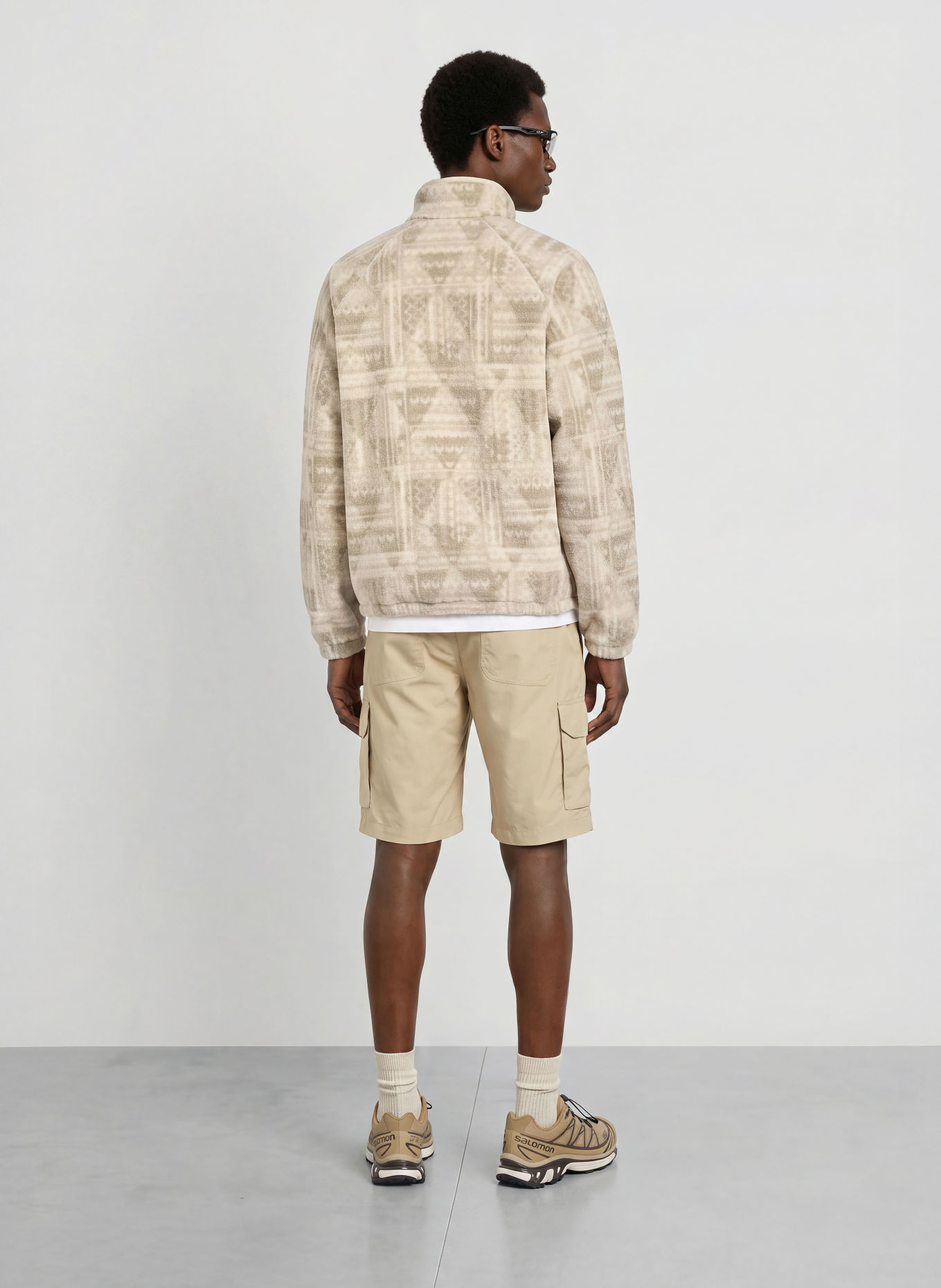 Columbia TIMBER CREST™ Fleece Half-zip Sweater: BEIGE / CREAM