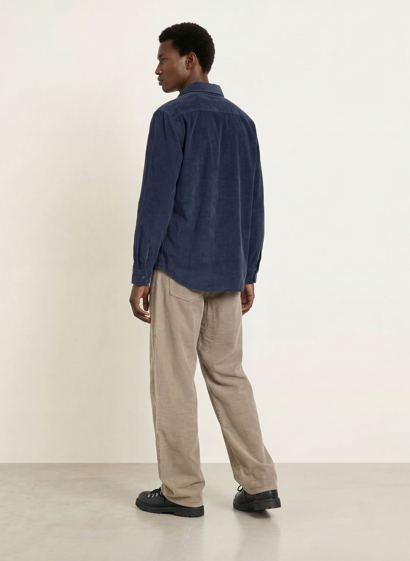 Levi's® Kordová košile s volným střihem: TMAVĚ MODRÁ