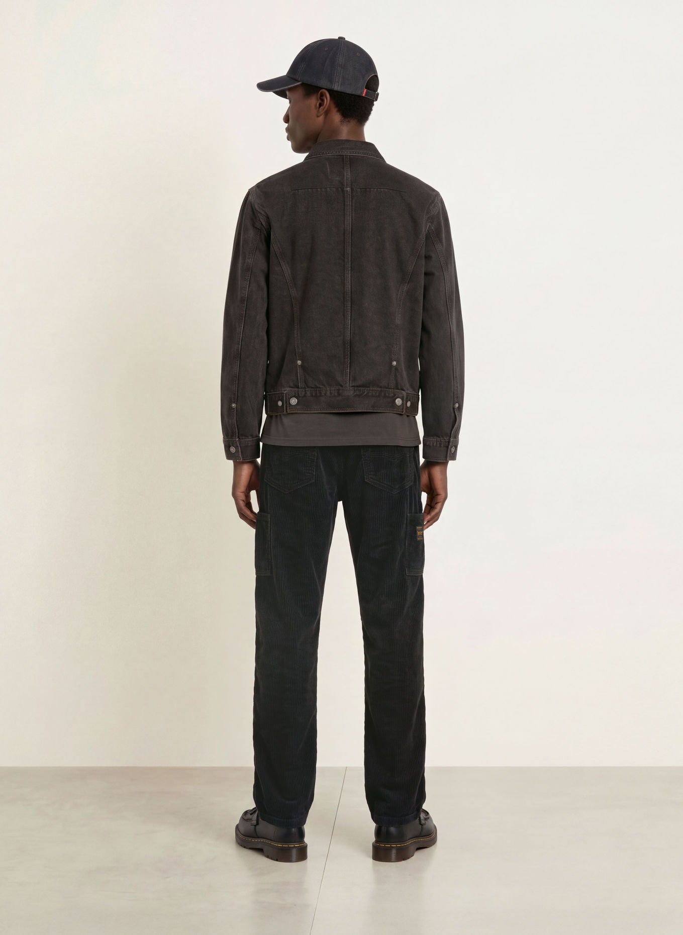 Levi's® Corduroy Pants 568™ Loose Straight Fit: BLACK