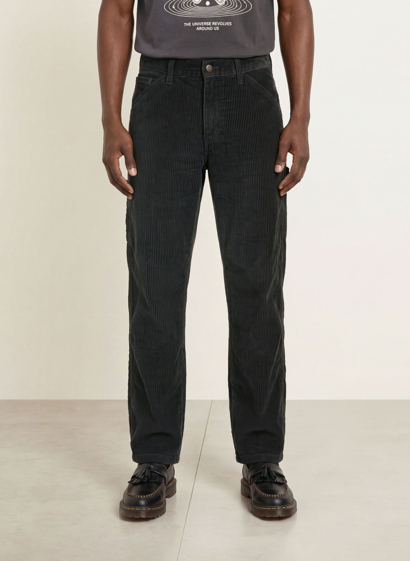 Levi's® Corduroy Pants 568™ Loose Straight Fit: BLACK