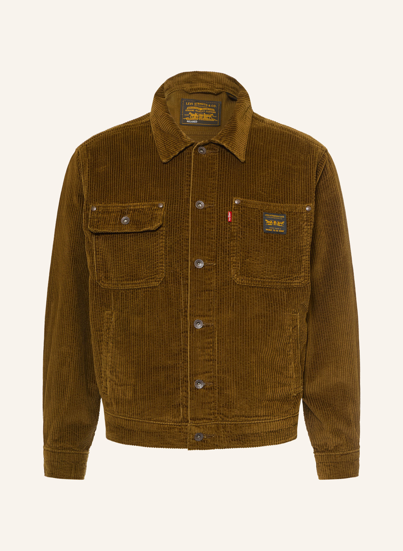 Levi's® Corduroy Overshirt SUNRISE TRUCKER: BROWN