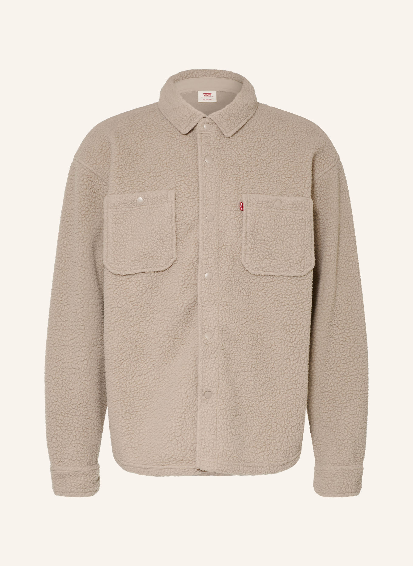 Levi's® Teddyfell-Overjacket: TAUPE