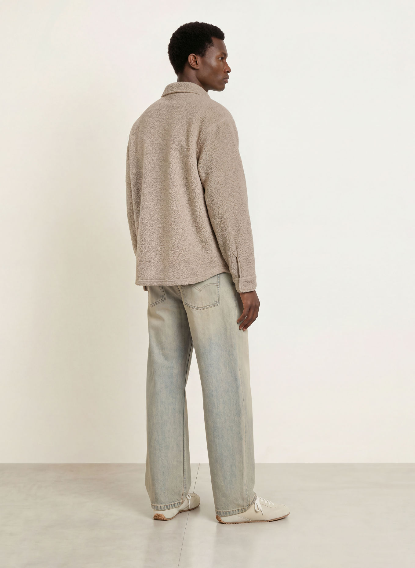Levi's® Teddyfell-Overjacket: TAUPE
