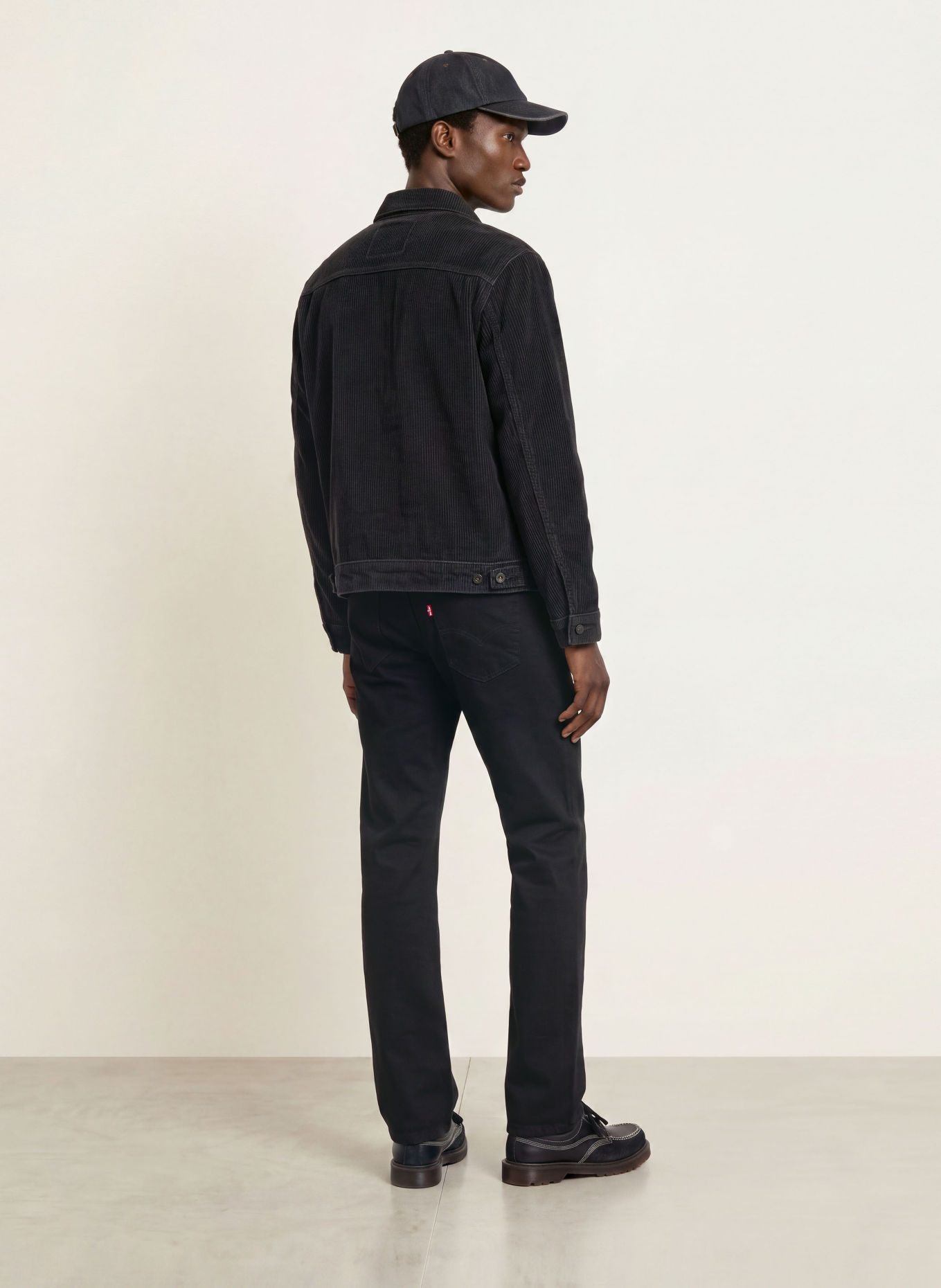 Levi's® Corduroy-overjacket SUNRISE TRUCKER: ZWART