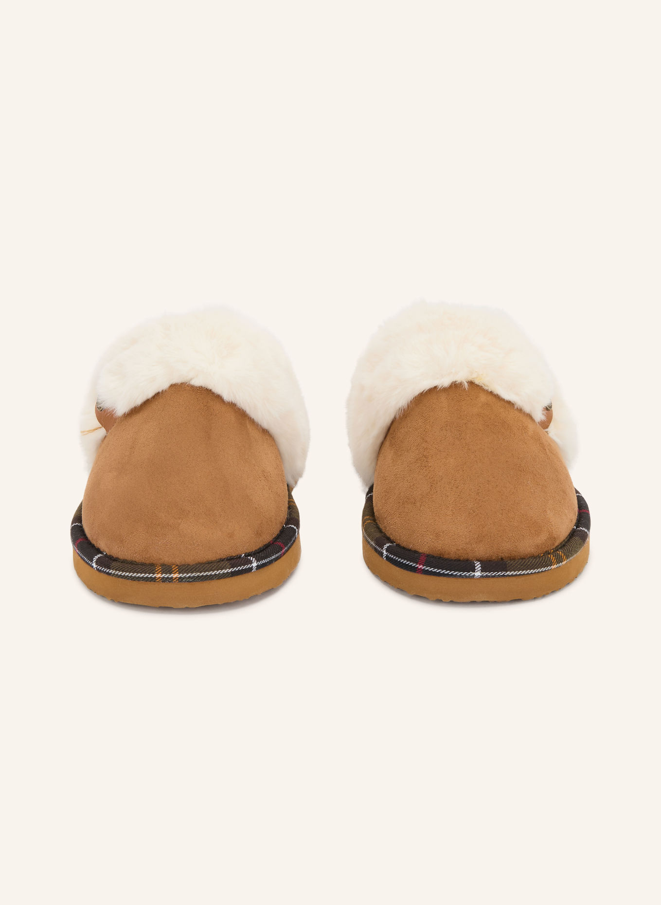 Barbour Kapcie CLAUDIA: CAMELOWY / KREMOWY