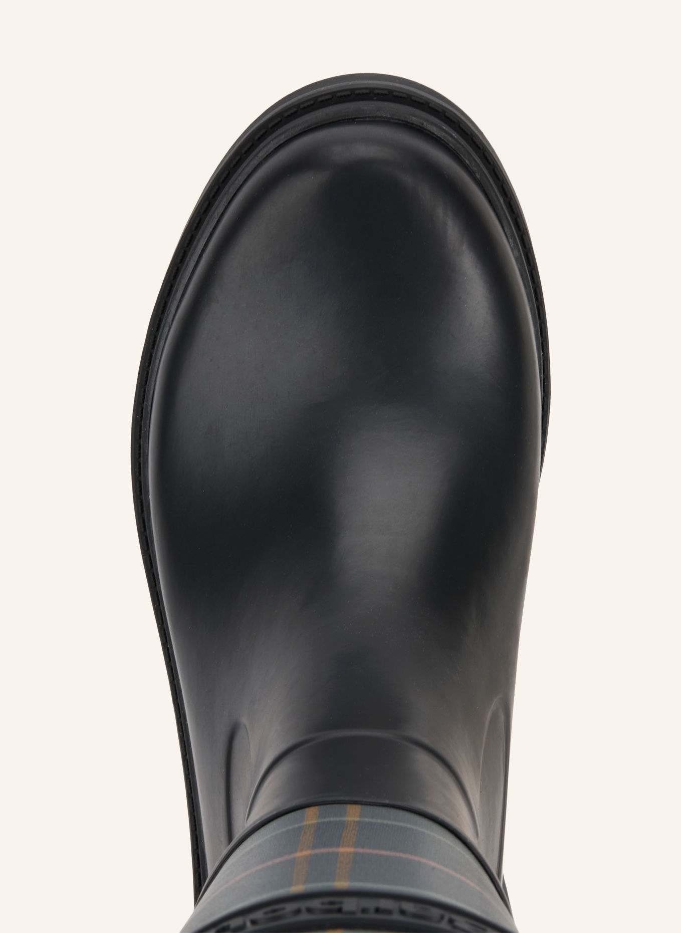Barbour DENA rubber boots: BLACK / LIGHT RED / YELLOW