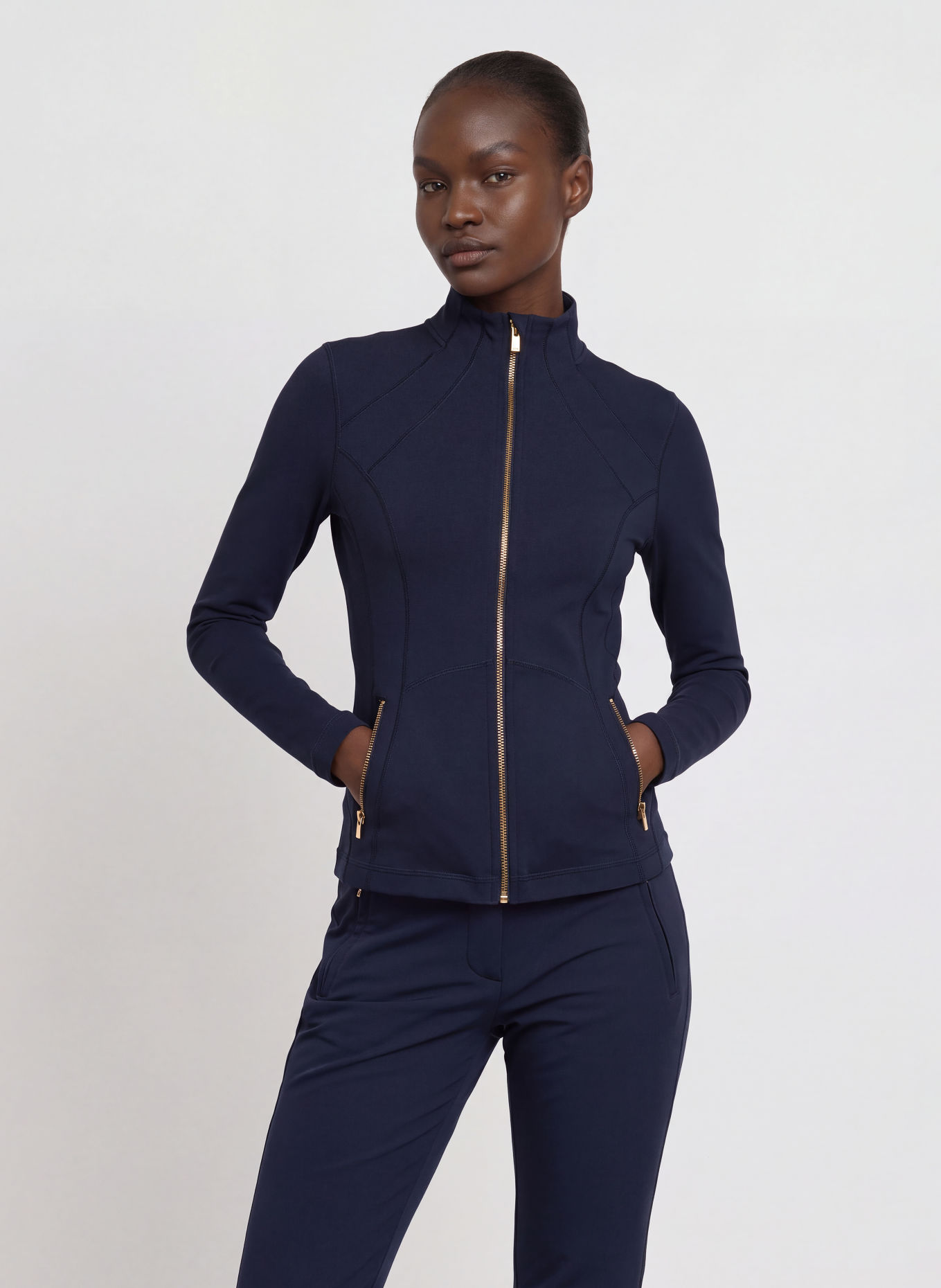 MRS & HUGS Midlayer-Jacke: DUNKELBLAU