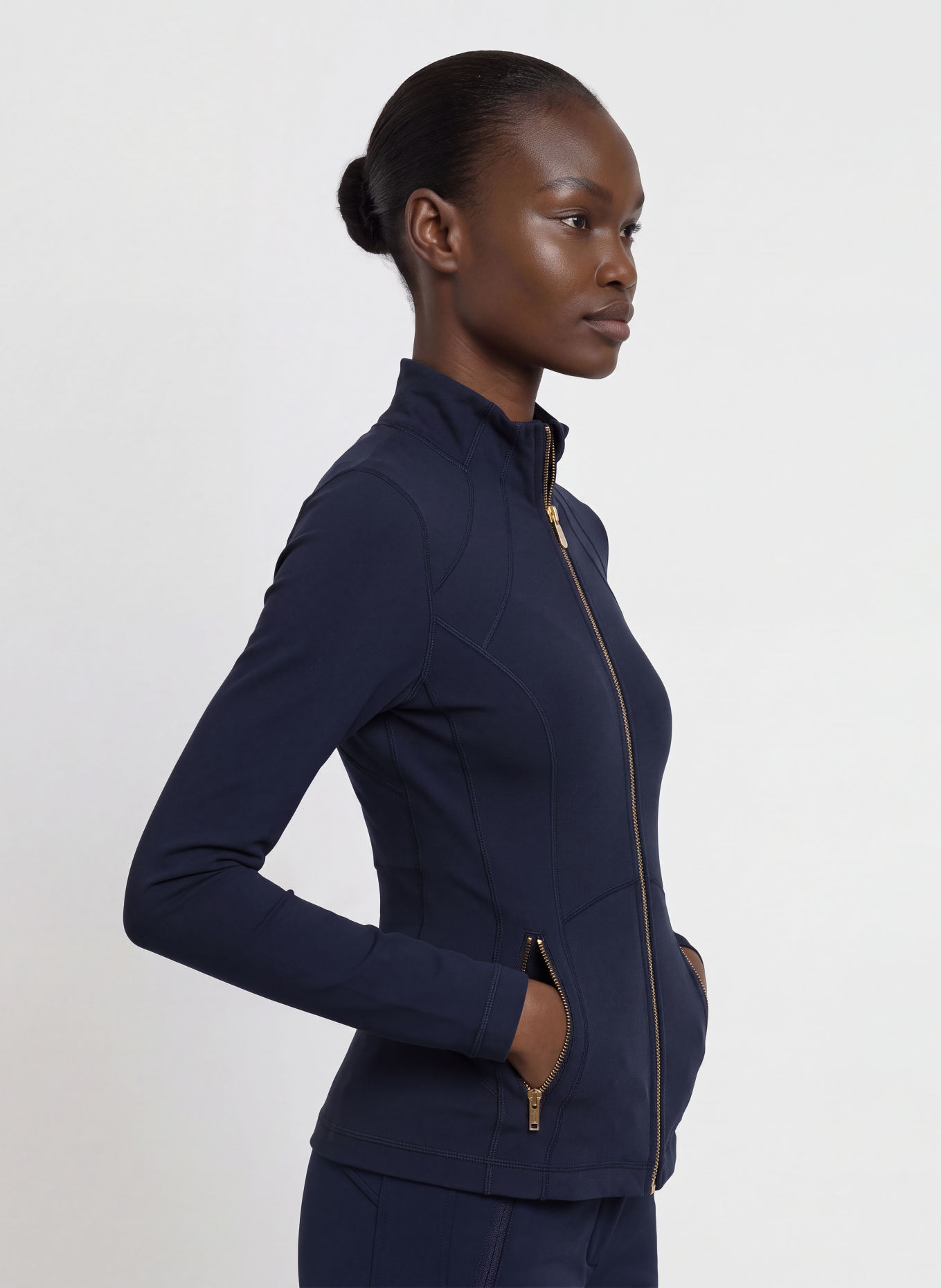 MRS & HUGS Midlayer-Jacke: DUNKELBLAU